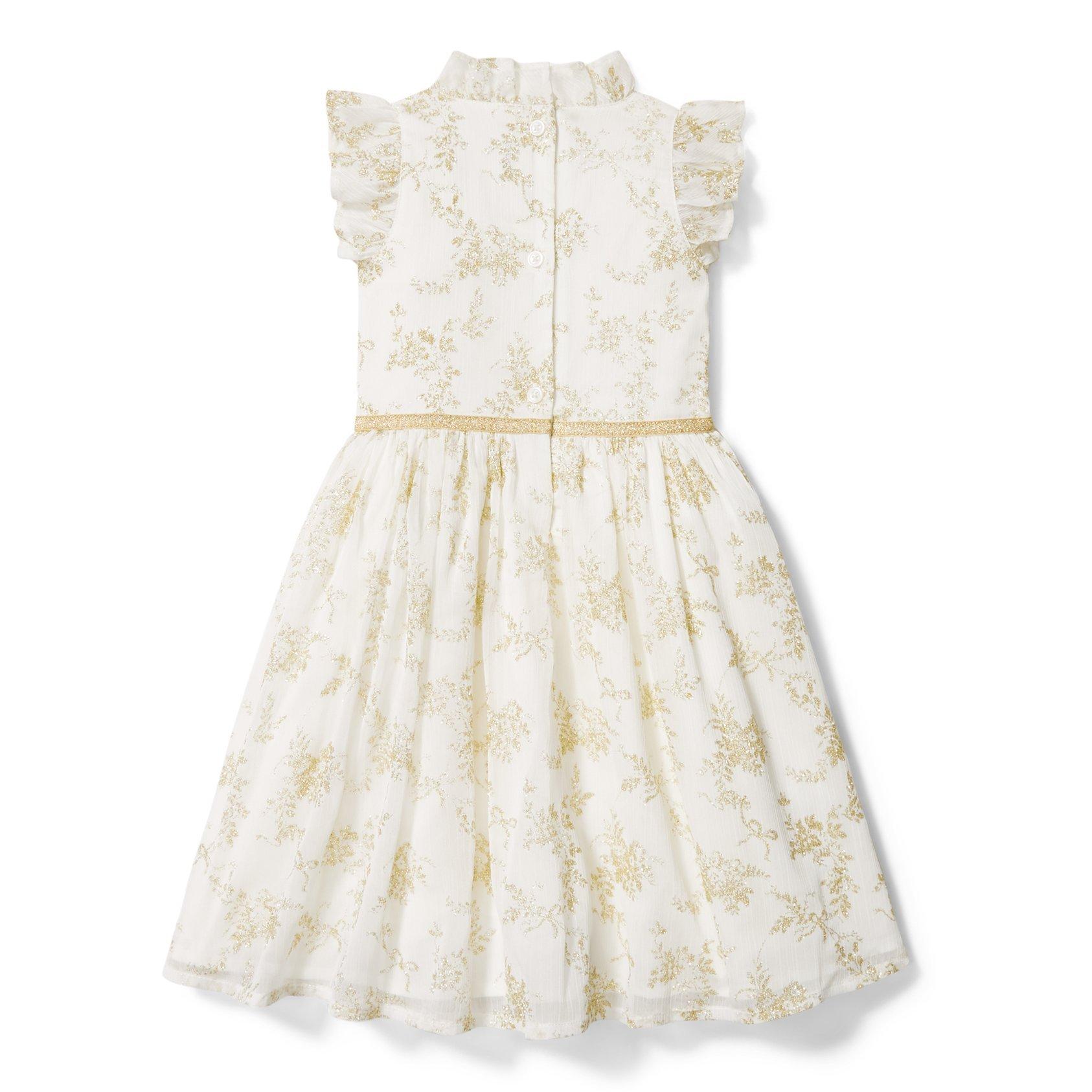 Shimmer Floral Chiffon Dress image number 2