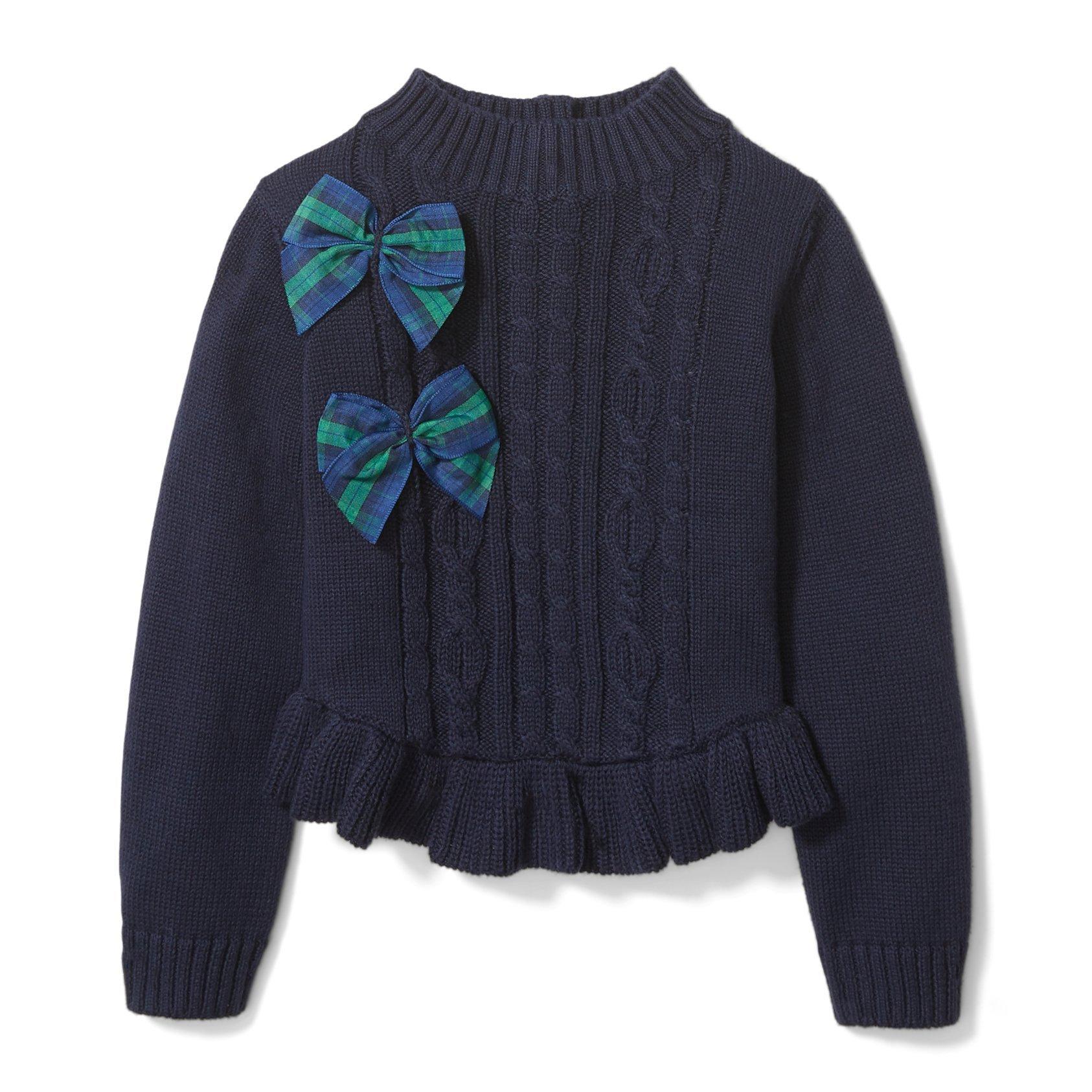 Peplum Bow Sweater