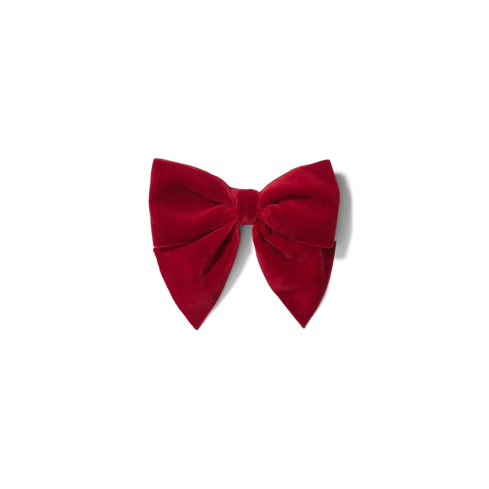 Velvet Bow Barrette image number 0