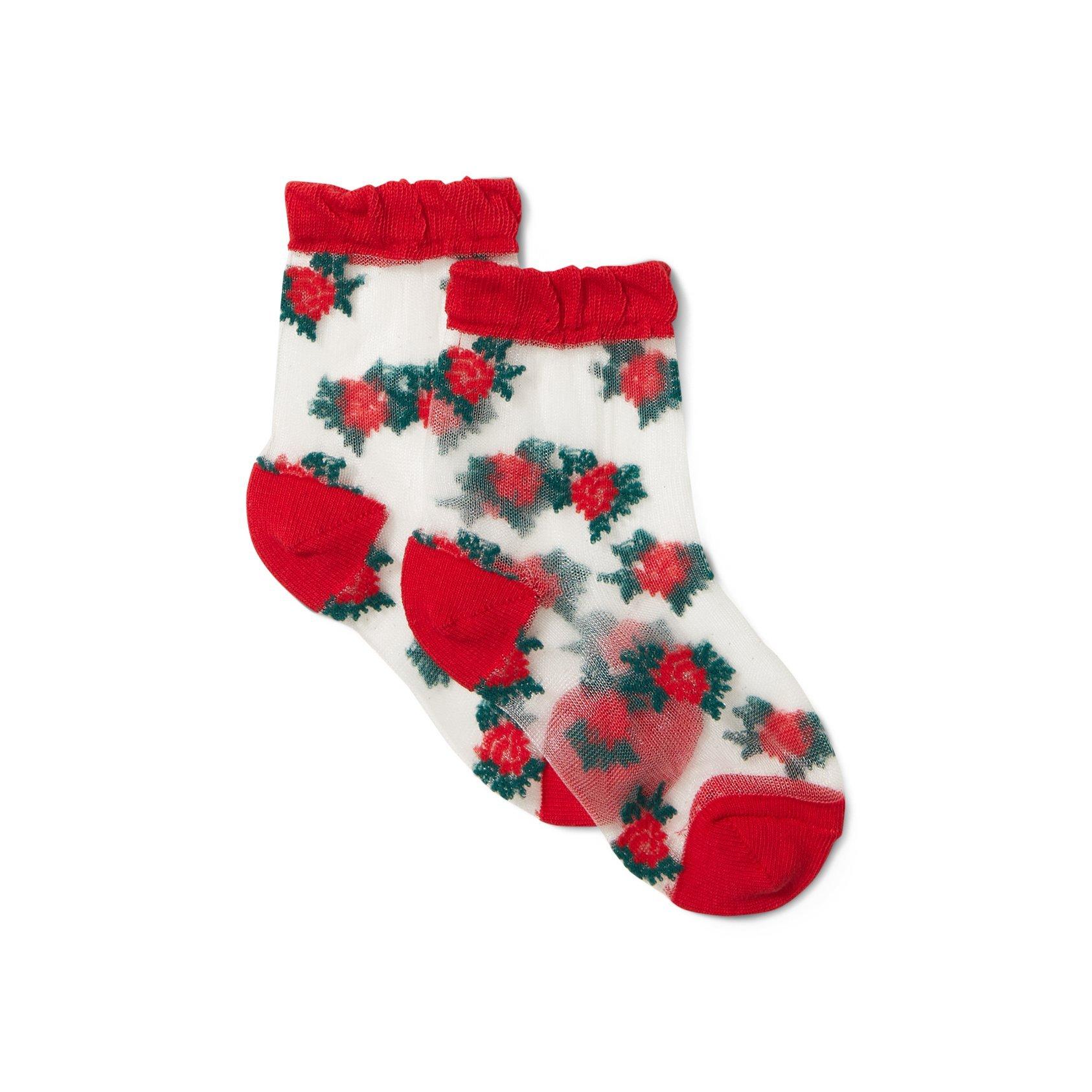 Rose Sheer Sock image number 0