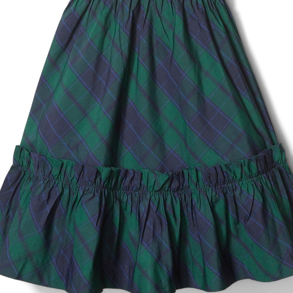Plaid Puff Sleeve Dress image number 1