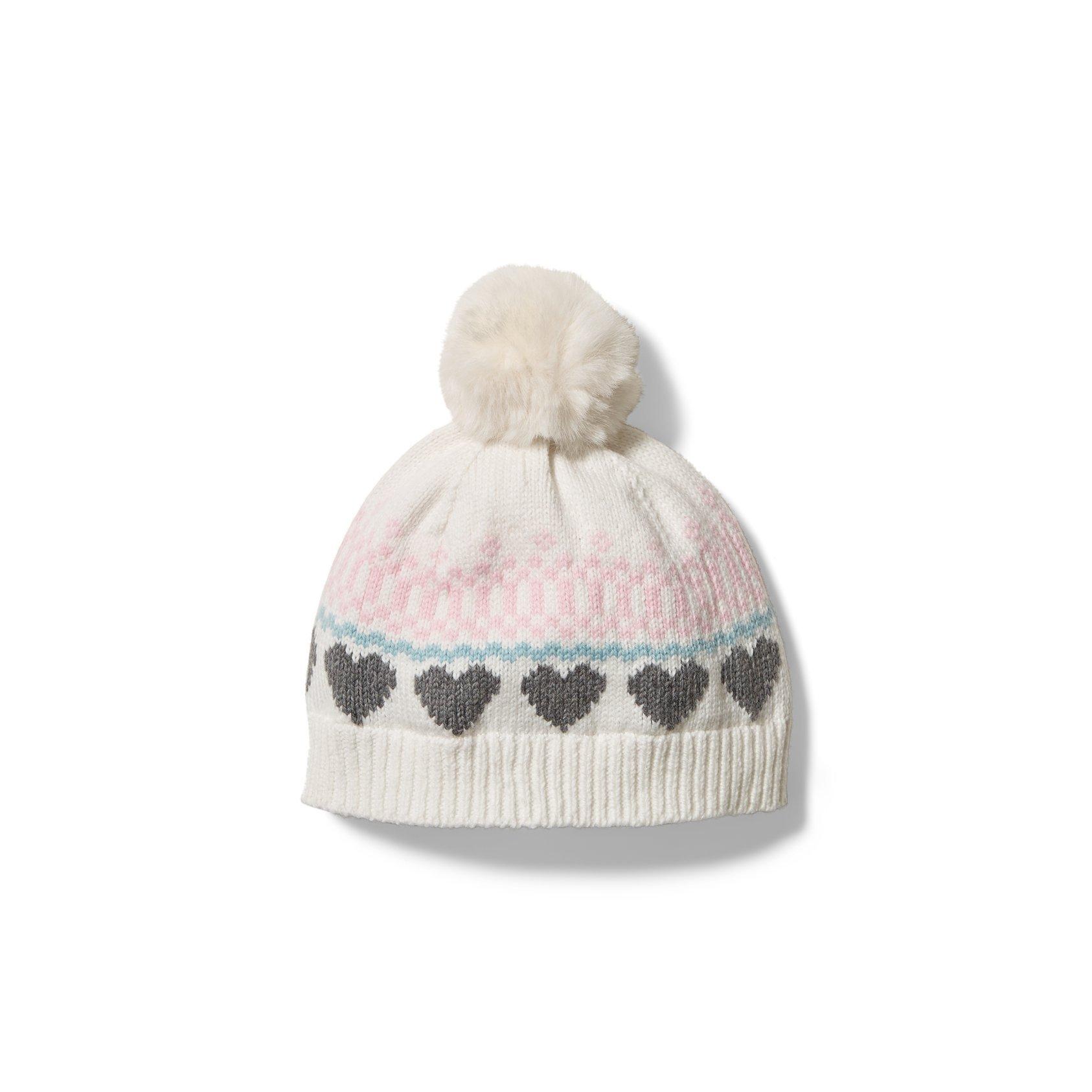 Heart Fair Isle Beanie