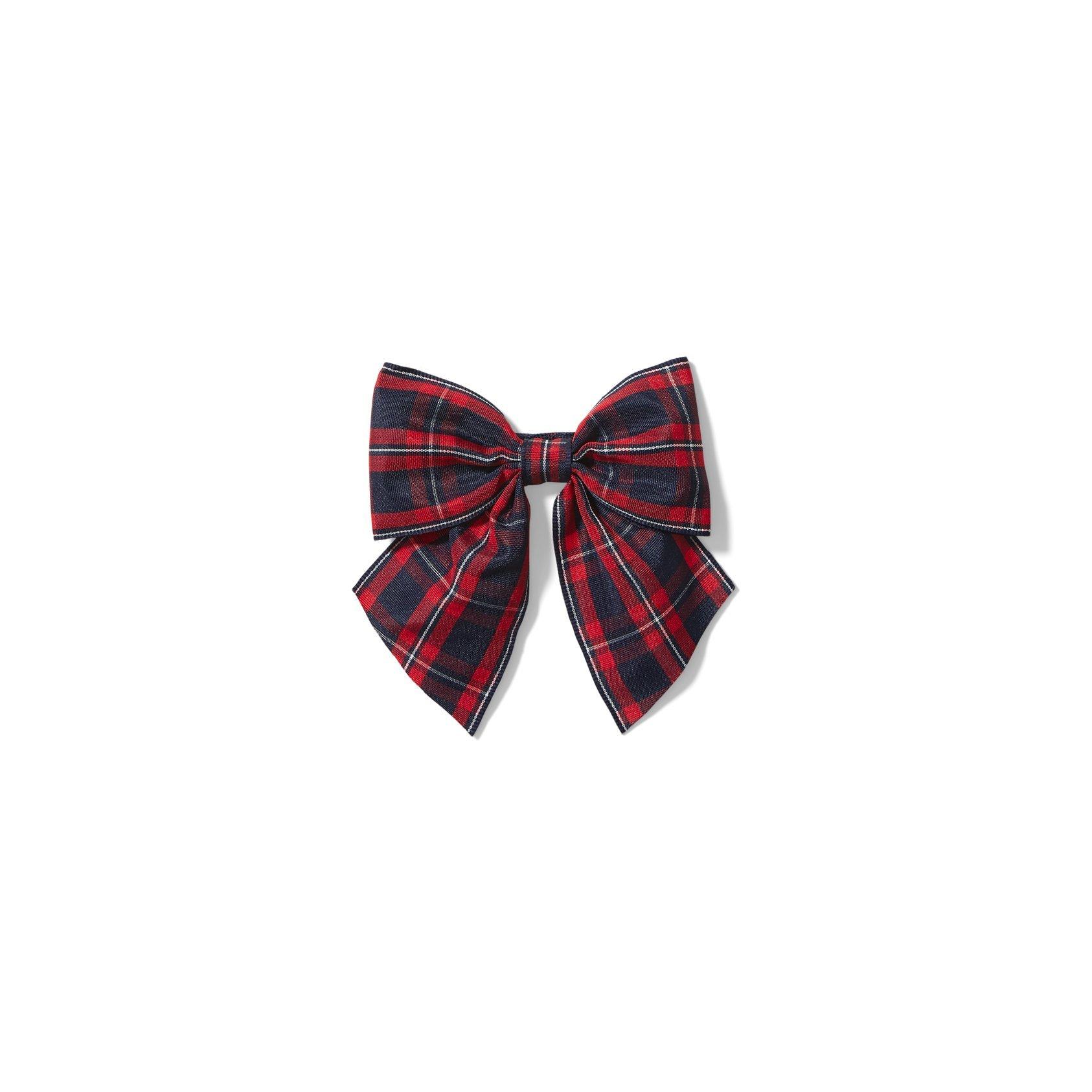 Plaid Bow Barrette