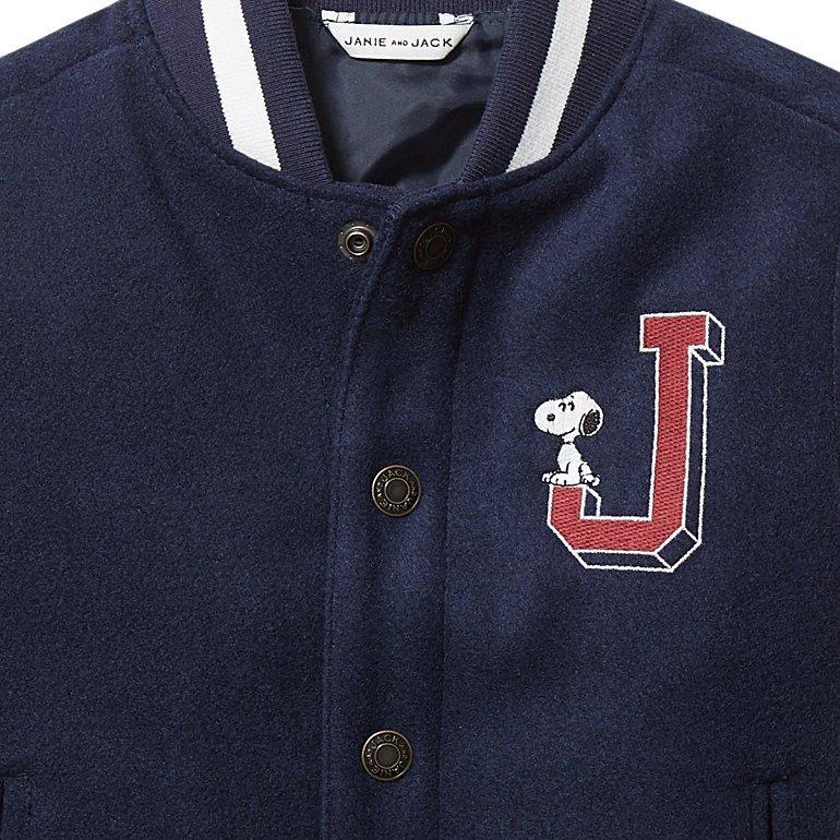 PEANUTS™ Snoopy Varsity Bomber Jacket image number 1