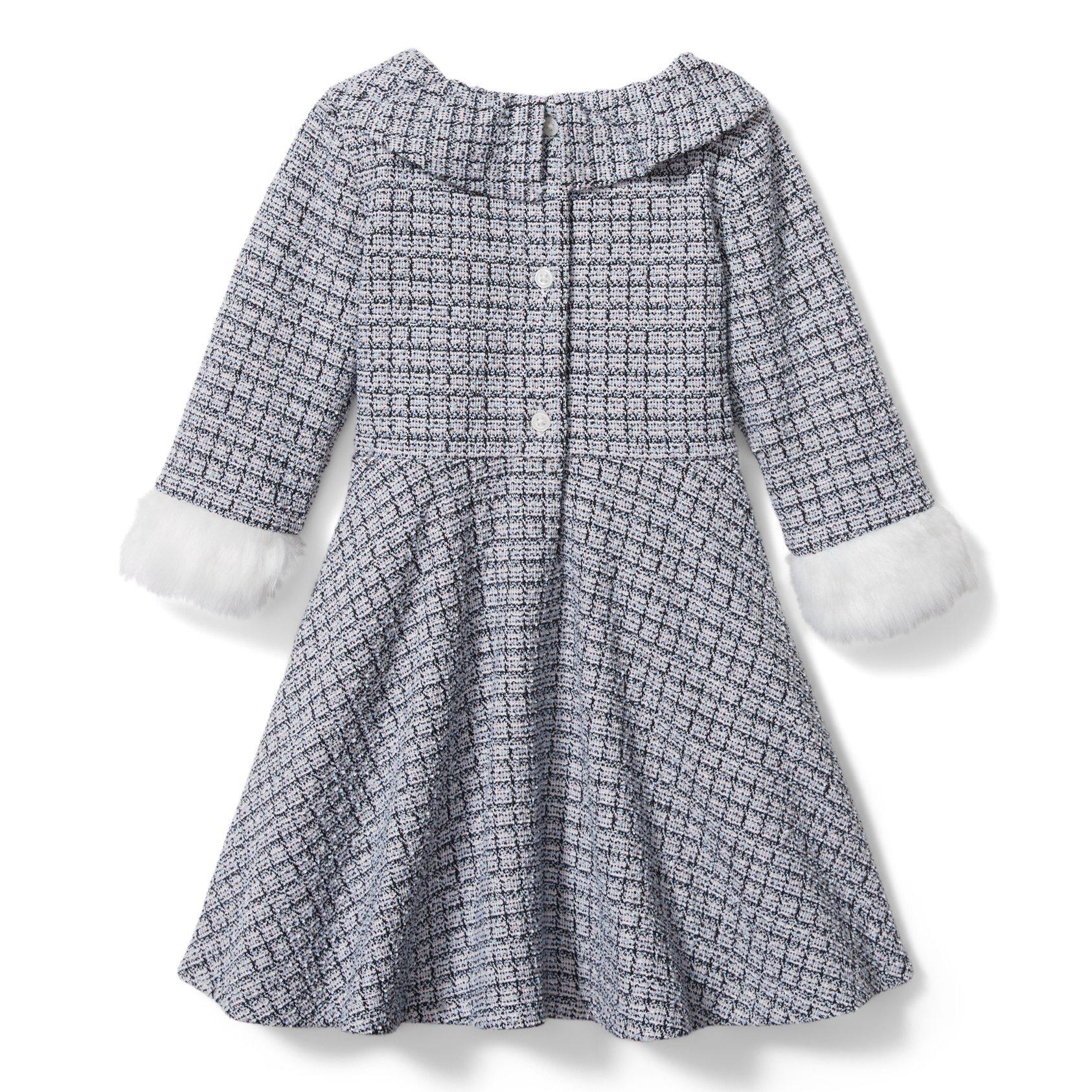 Jacquard Ruffle Collar Dress image number 2