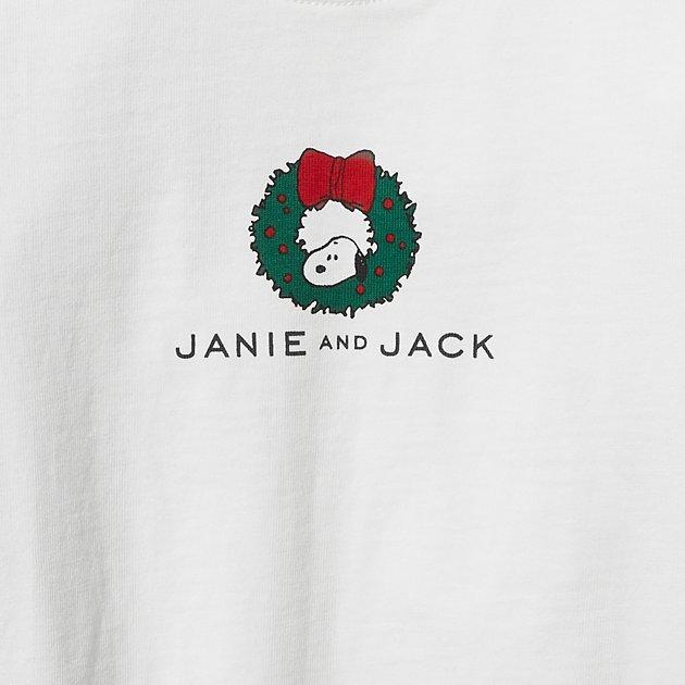 PEANUTS™ Christmas Wreath Snoopy Tee image number 1