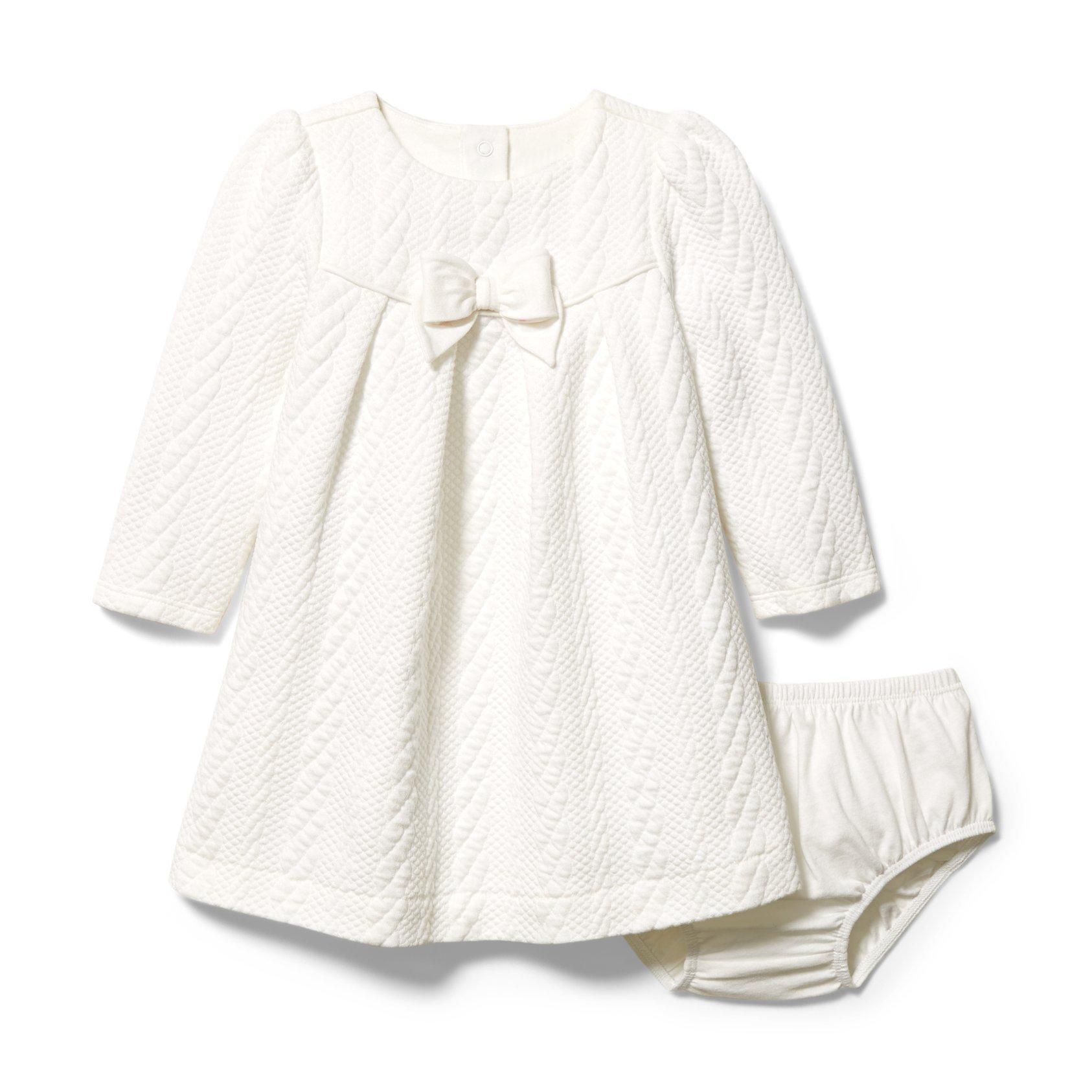 Baby Quilted Bow Dress image number 1