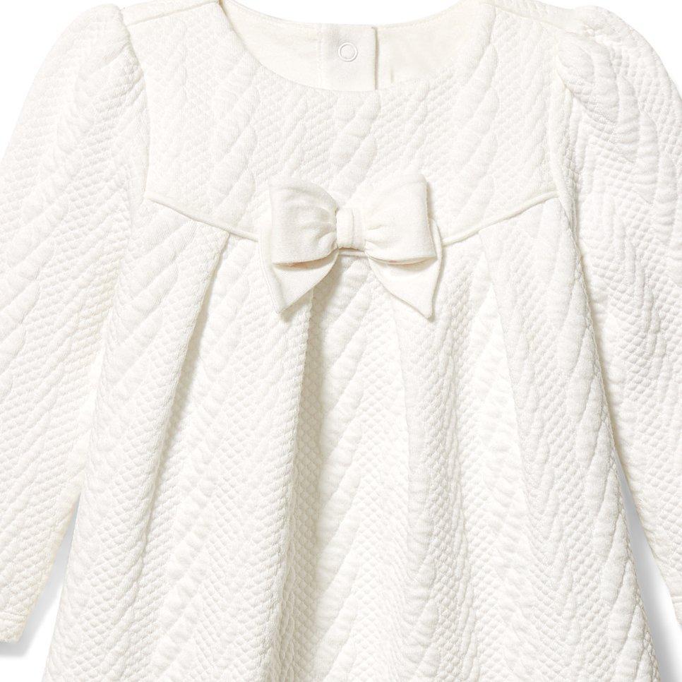 Baby Quilted Bow Dress image number 2