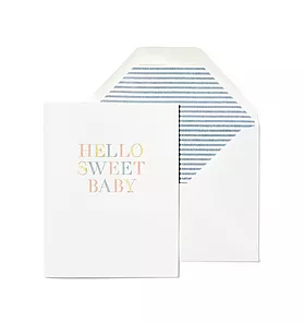 Sugar Paper Hello Sweet Baby Card 