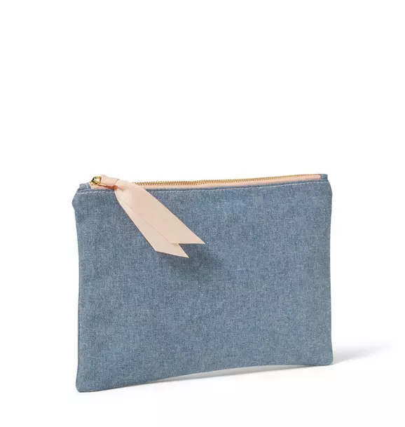 Sugar Paper Chambray Pouch
