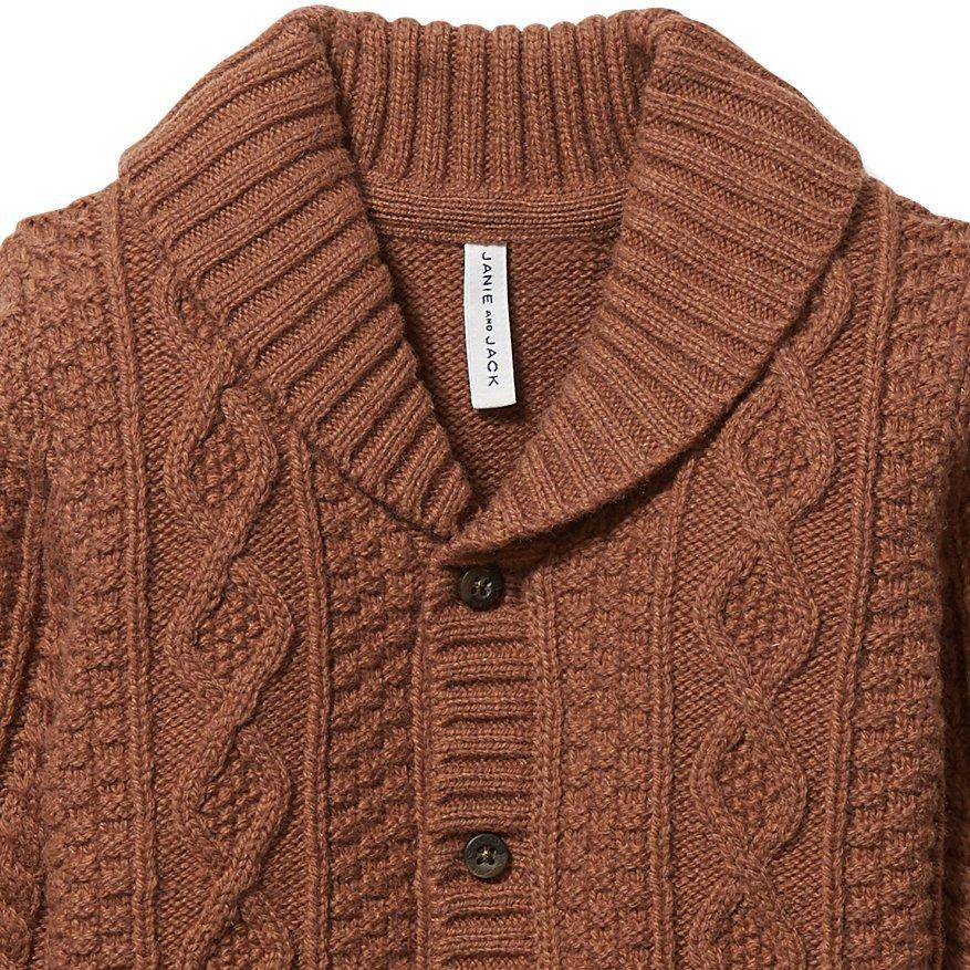 cable knit cardigan baby