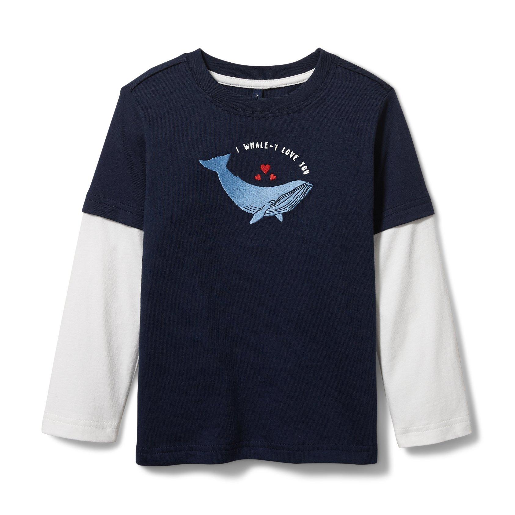 Whale Love Layered Tee image number 0
