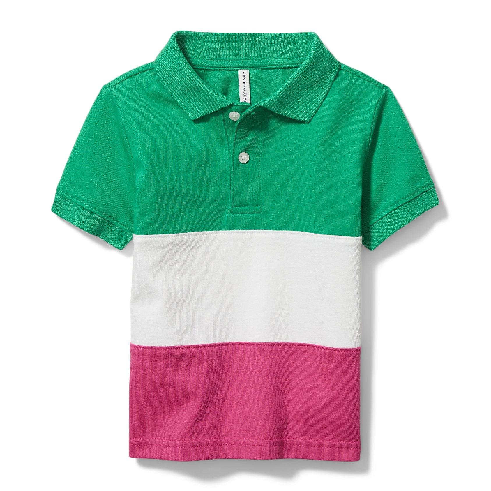 Colorblocked Polo