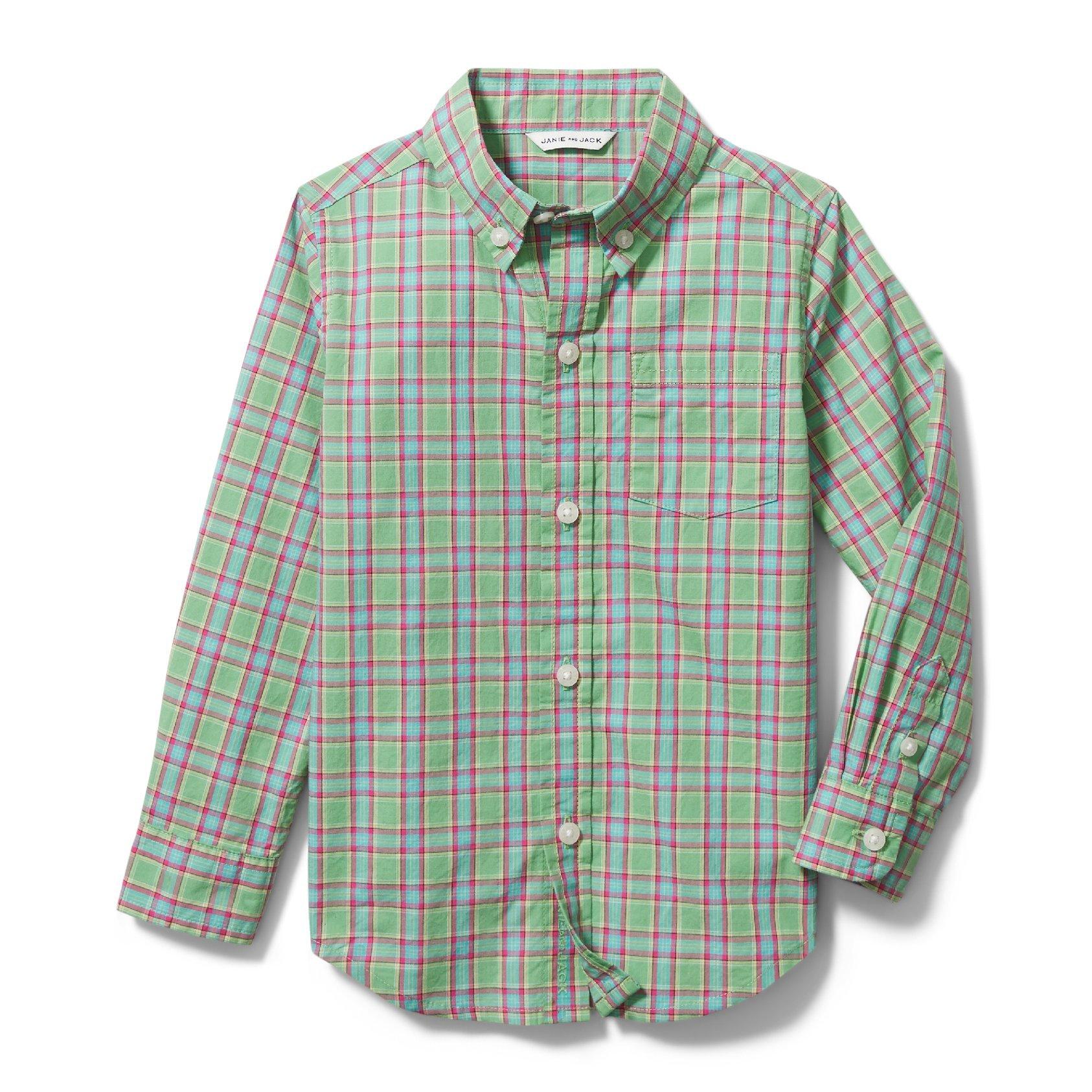Plaid Poplin Shirt image number 0