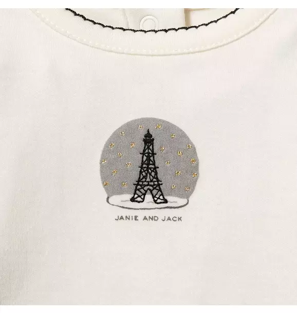 Baby Eiffel Tower Bodysuit image number 1