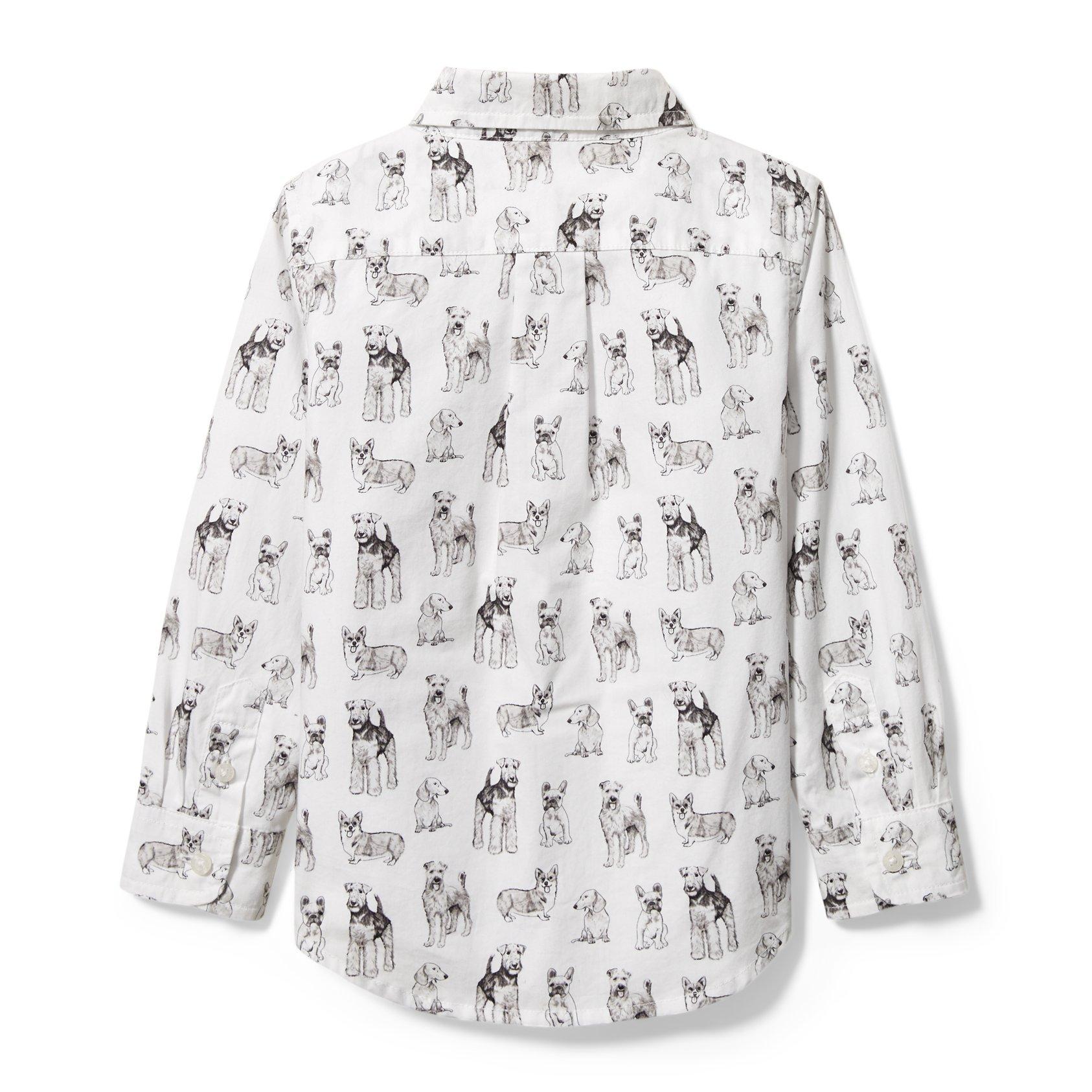 Dog Toile Poplin Shirt image number 3