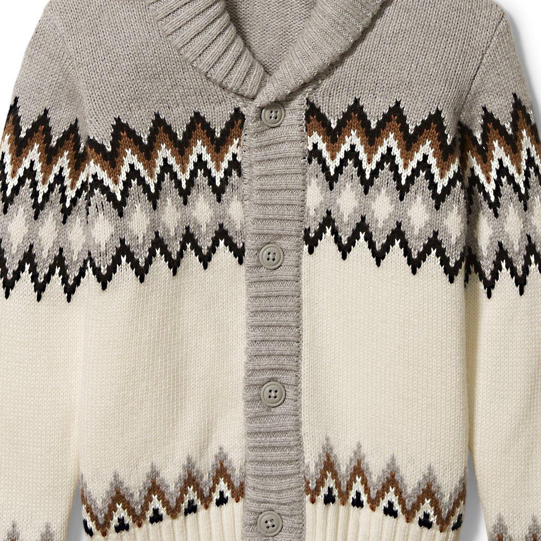 Fair Isle Shawl Cardigan  image number 1