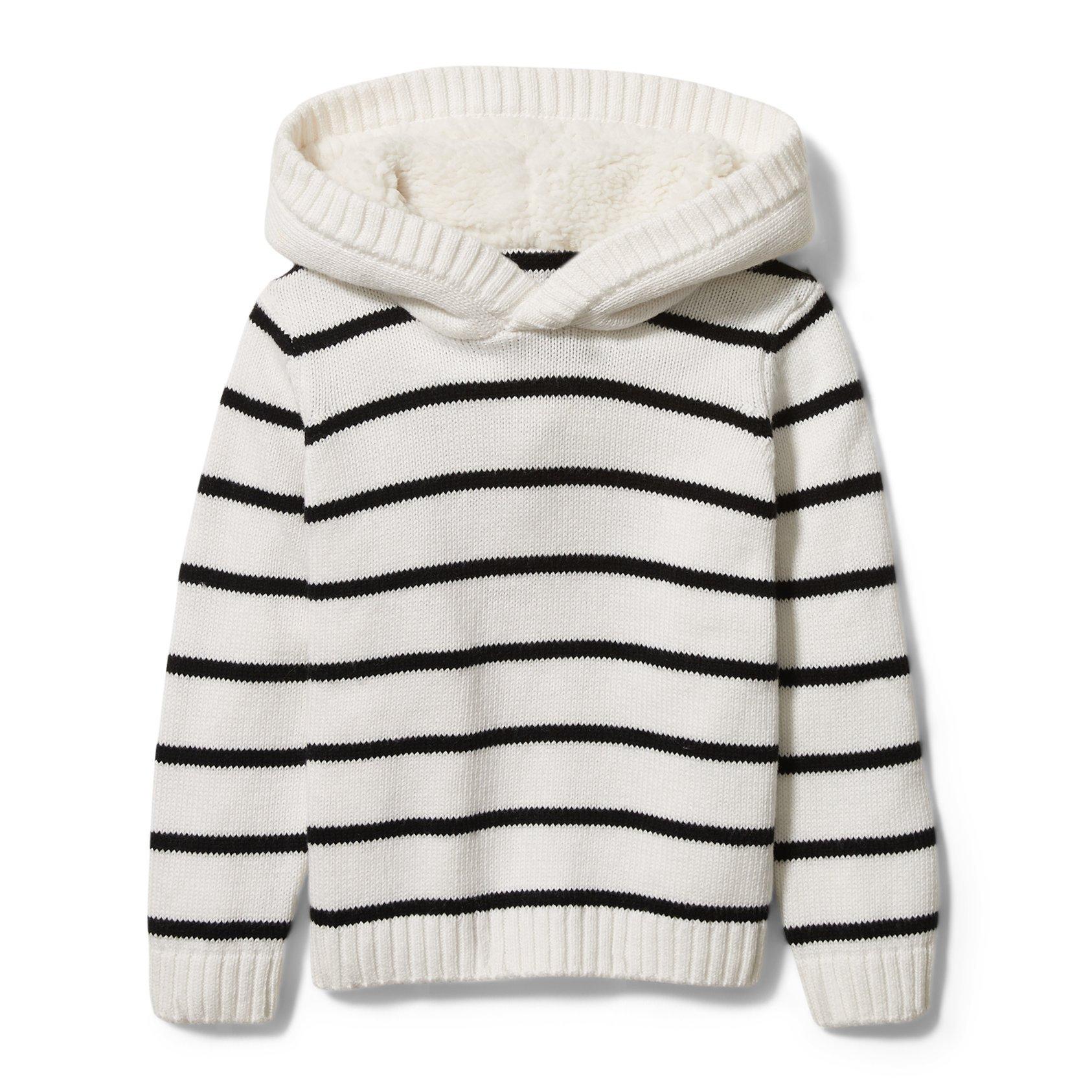 Striped Hooded Sweatshirt  image number 0