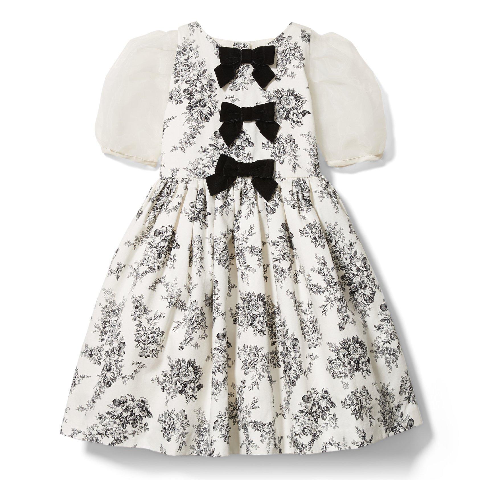 Floral Toile Bow Dress image number 0