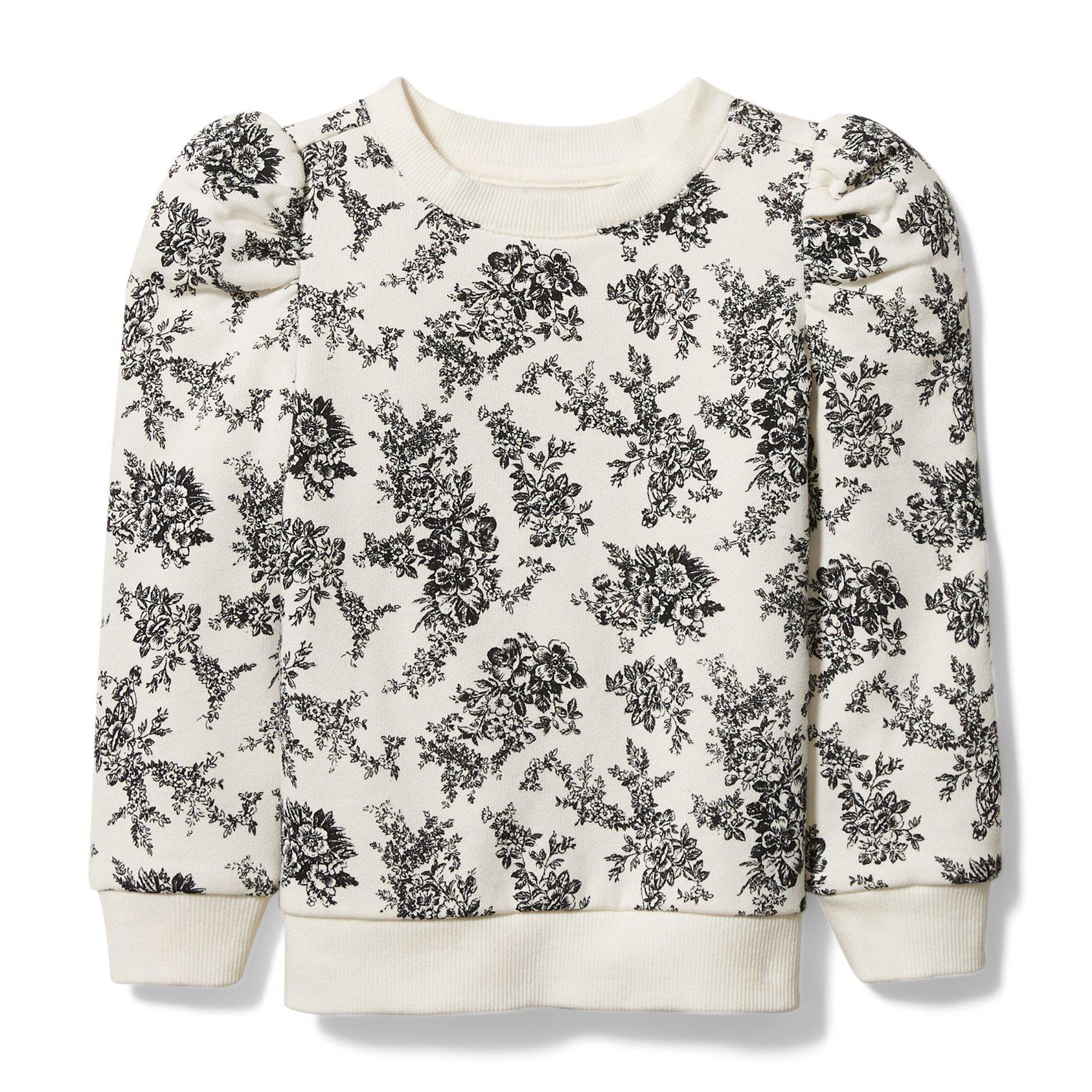 Floral Toile Sweatshirt 