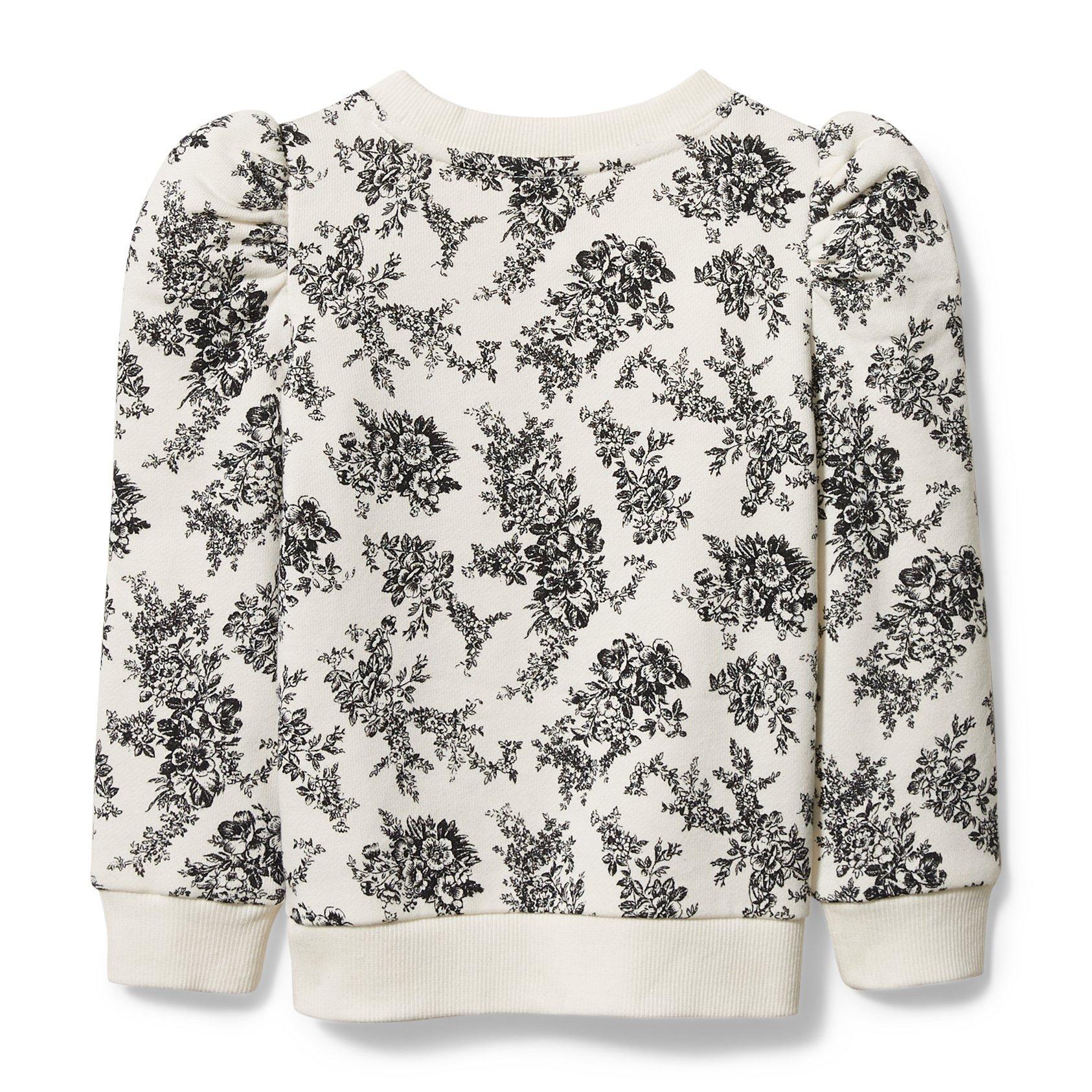 Floral Toile Sweatshirt  image number 3