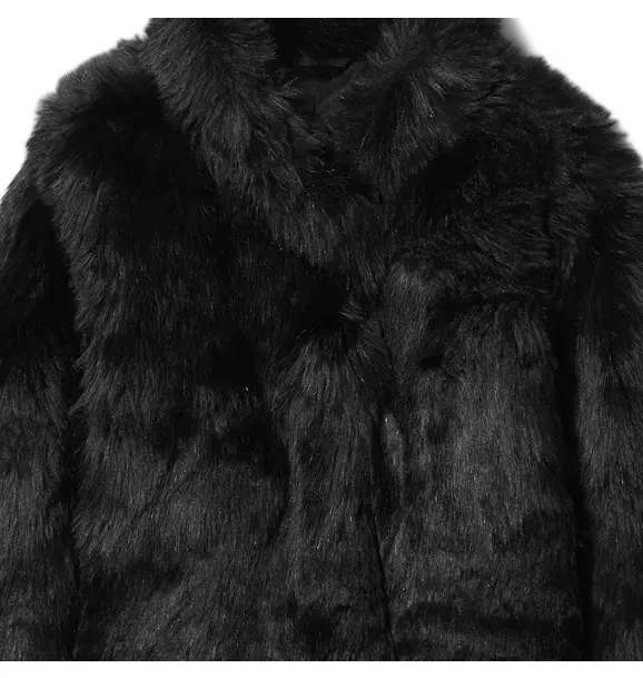 Faux Fur Cropped Jacket image number 1