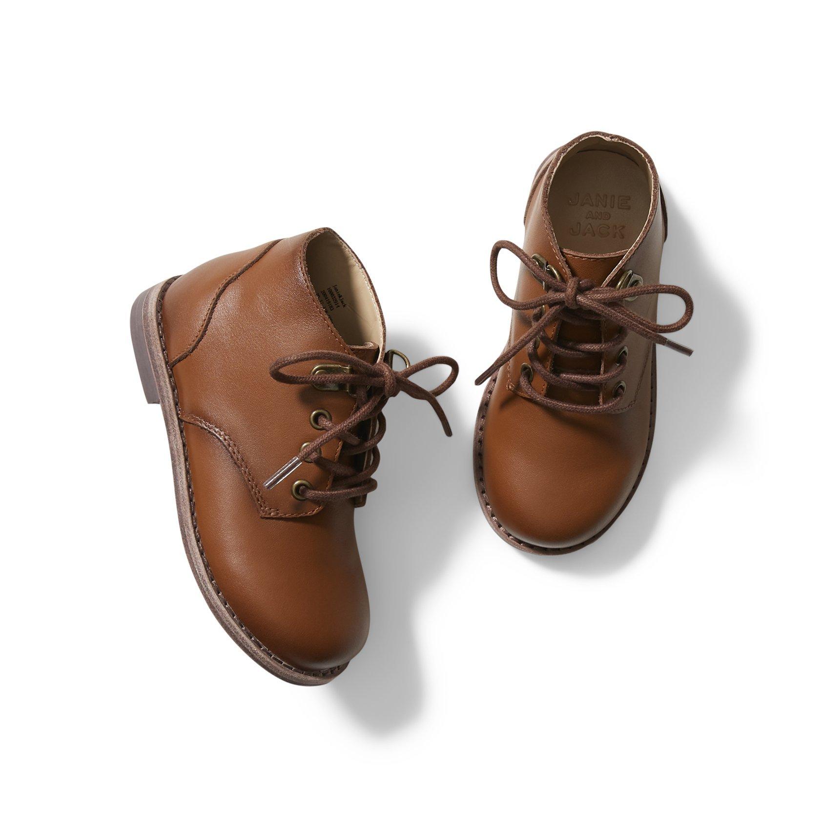 Leather Lace Up Boot