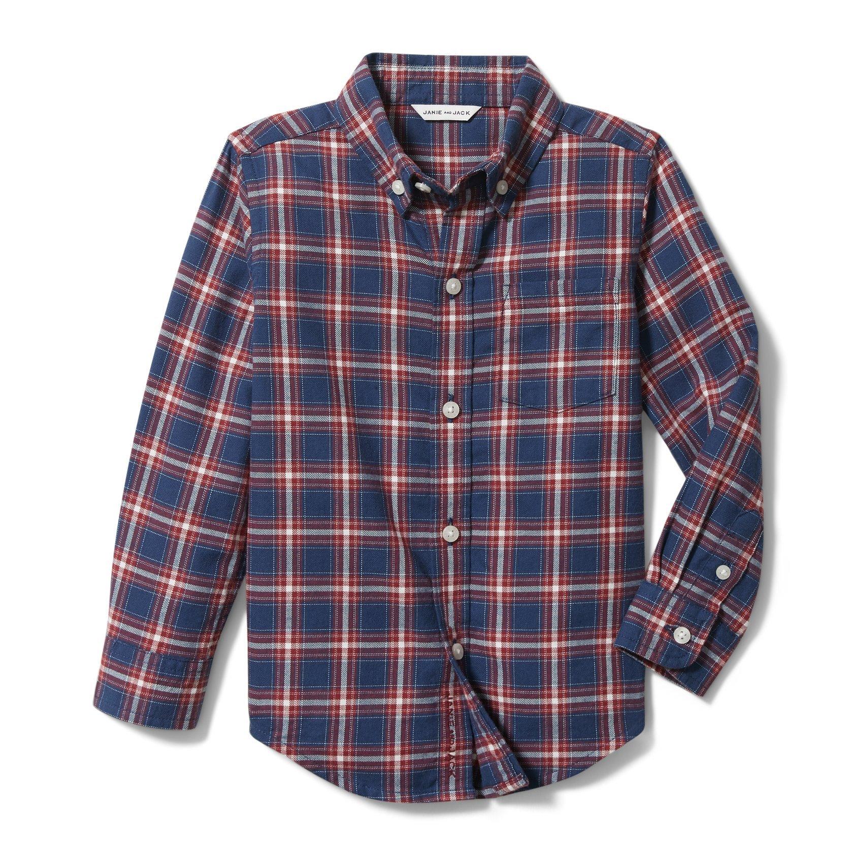 Plaid Brushed Twill Shirt image number 1