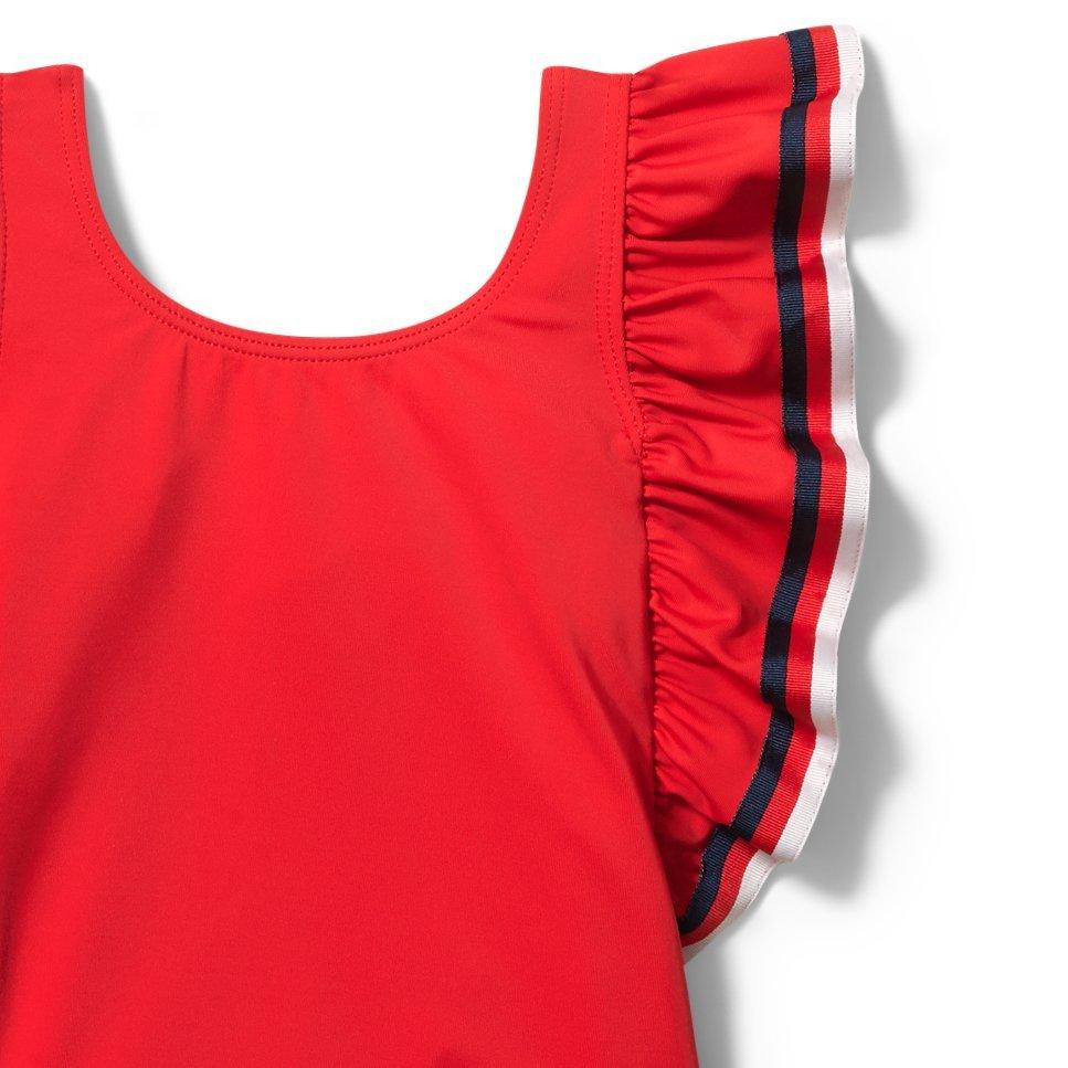 Flutter Sleeve Swimsuit image number 1