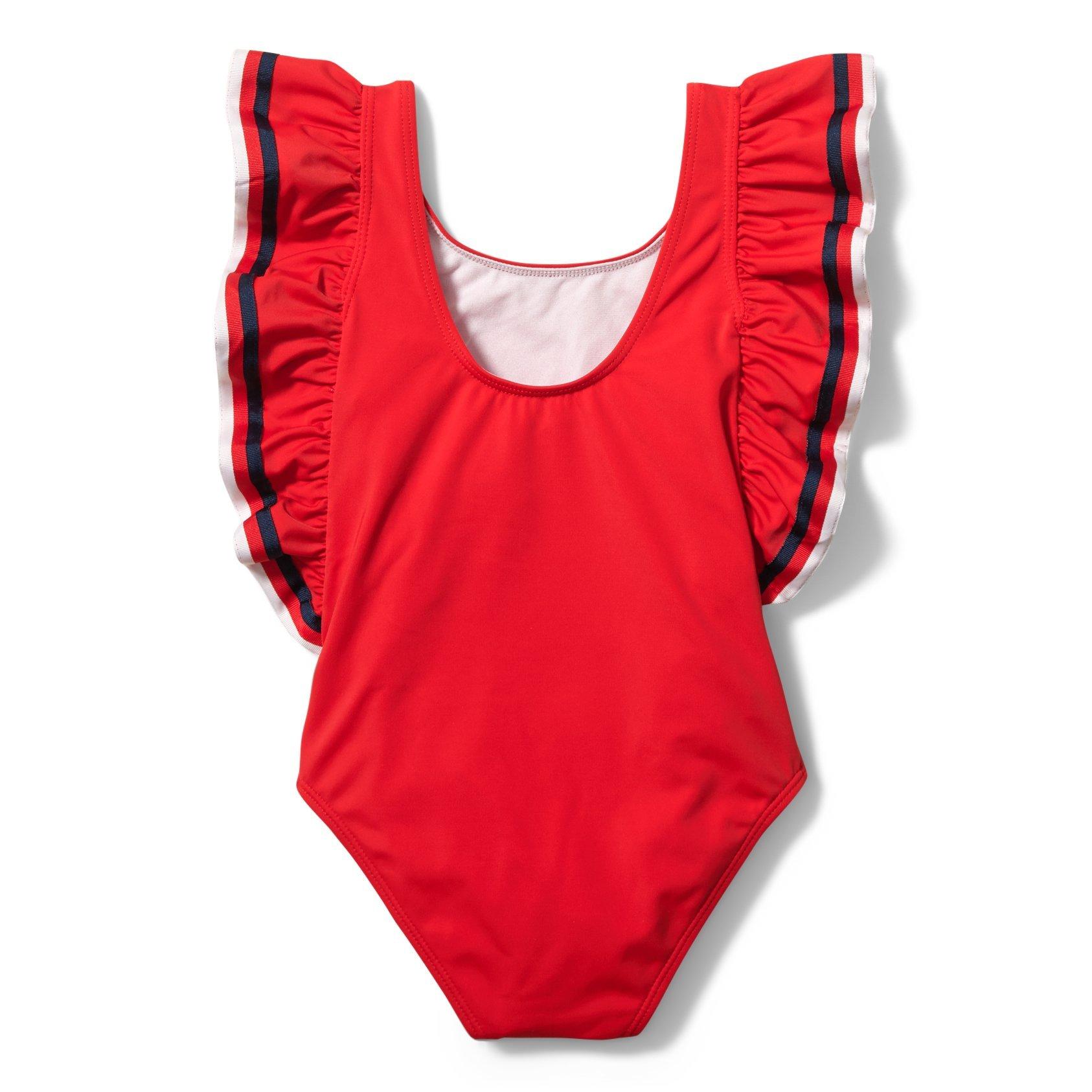 Flutter Sleeve Swimsuit image number 2
