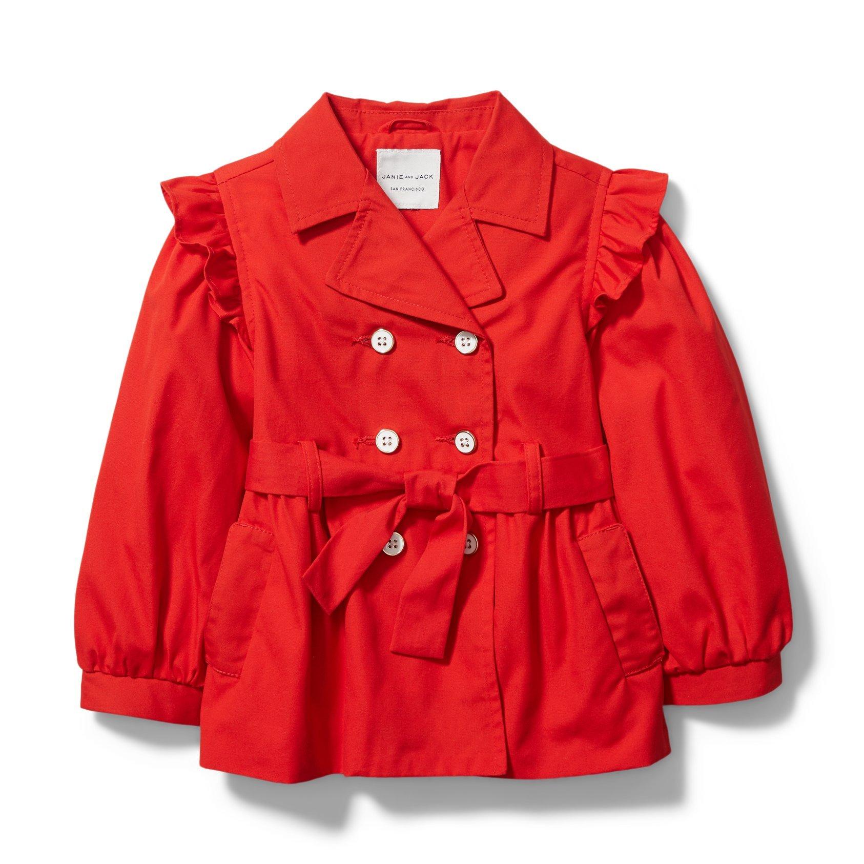 Ruffle Trench Coat image number 0