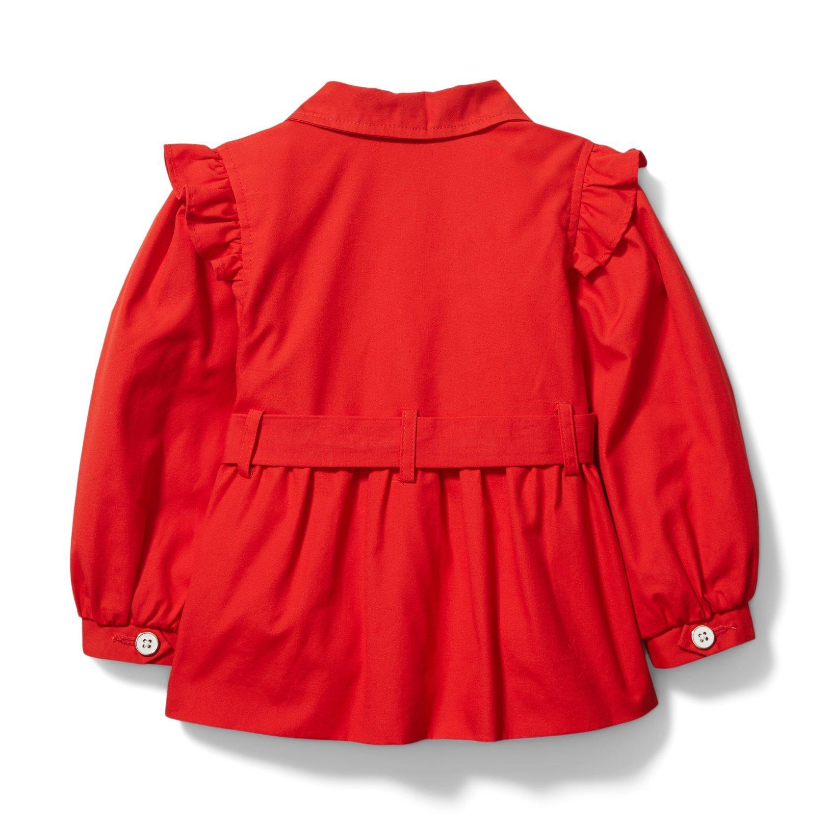 Ruffle Trench Coat image number 3