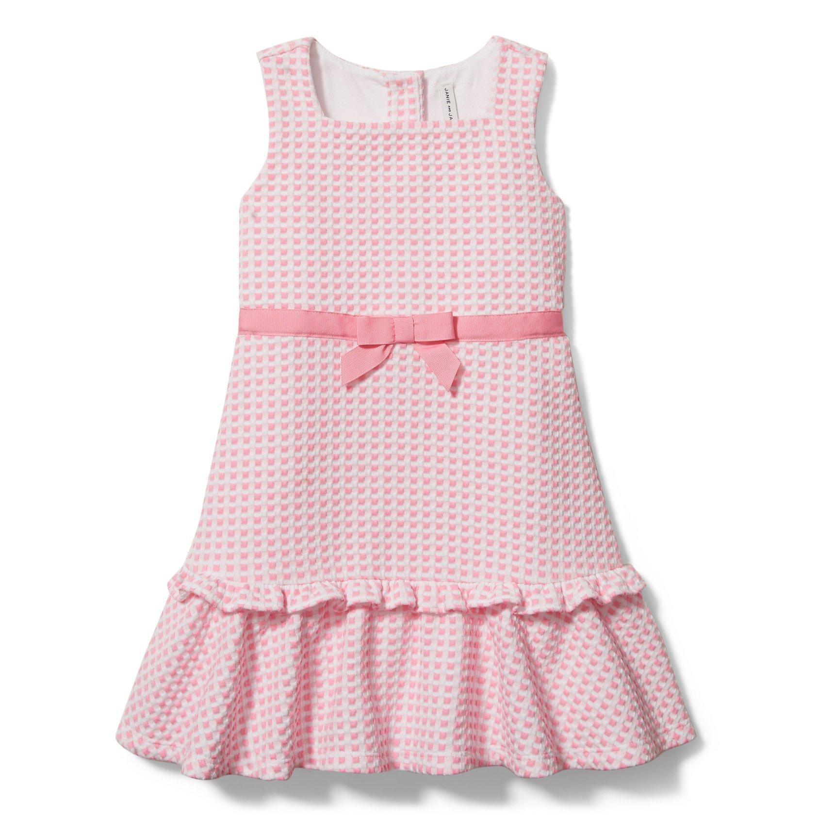 Check Ruffle Dress image number 0