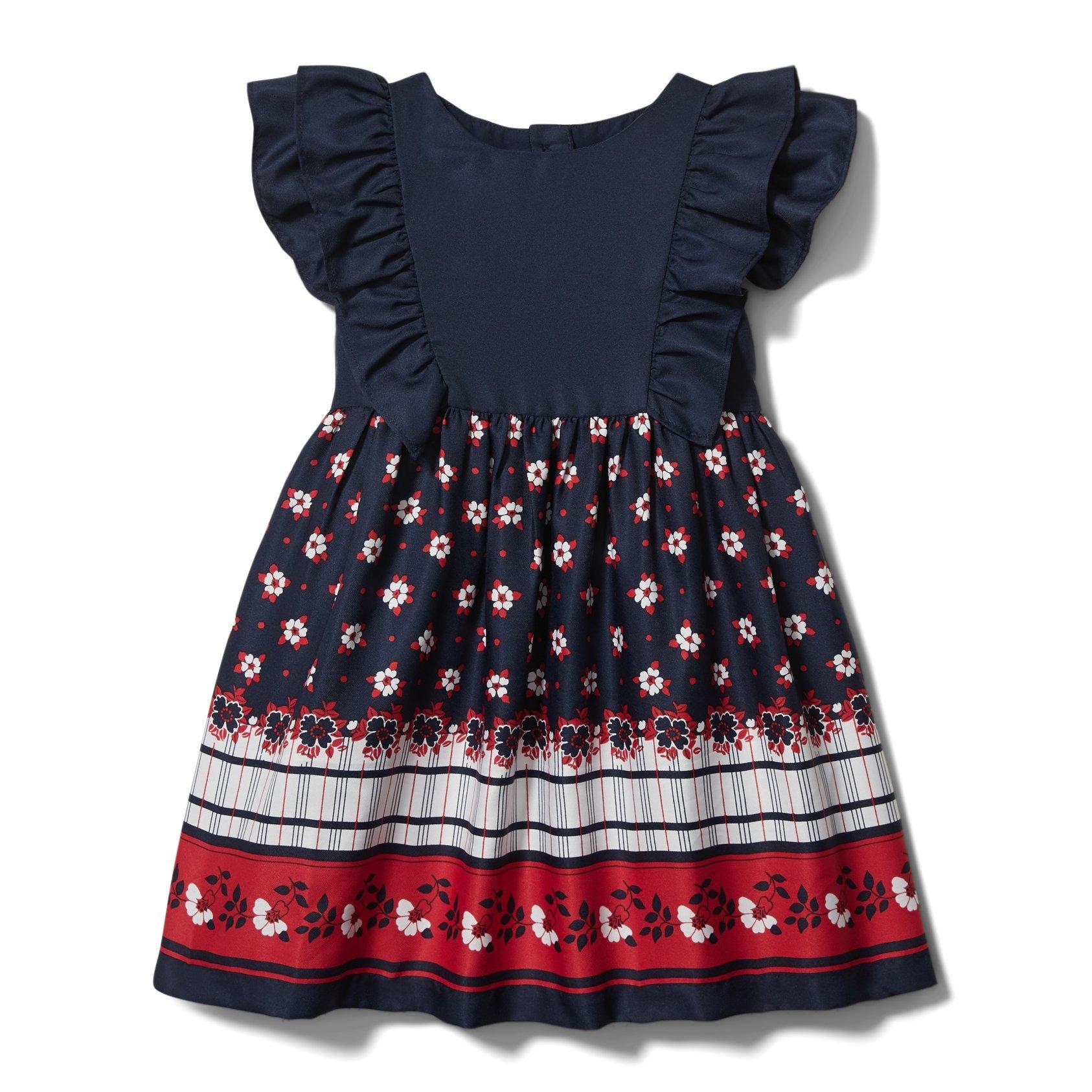 Floral Flutter Sleeve Dress image number 0