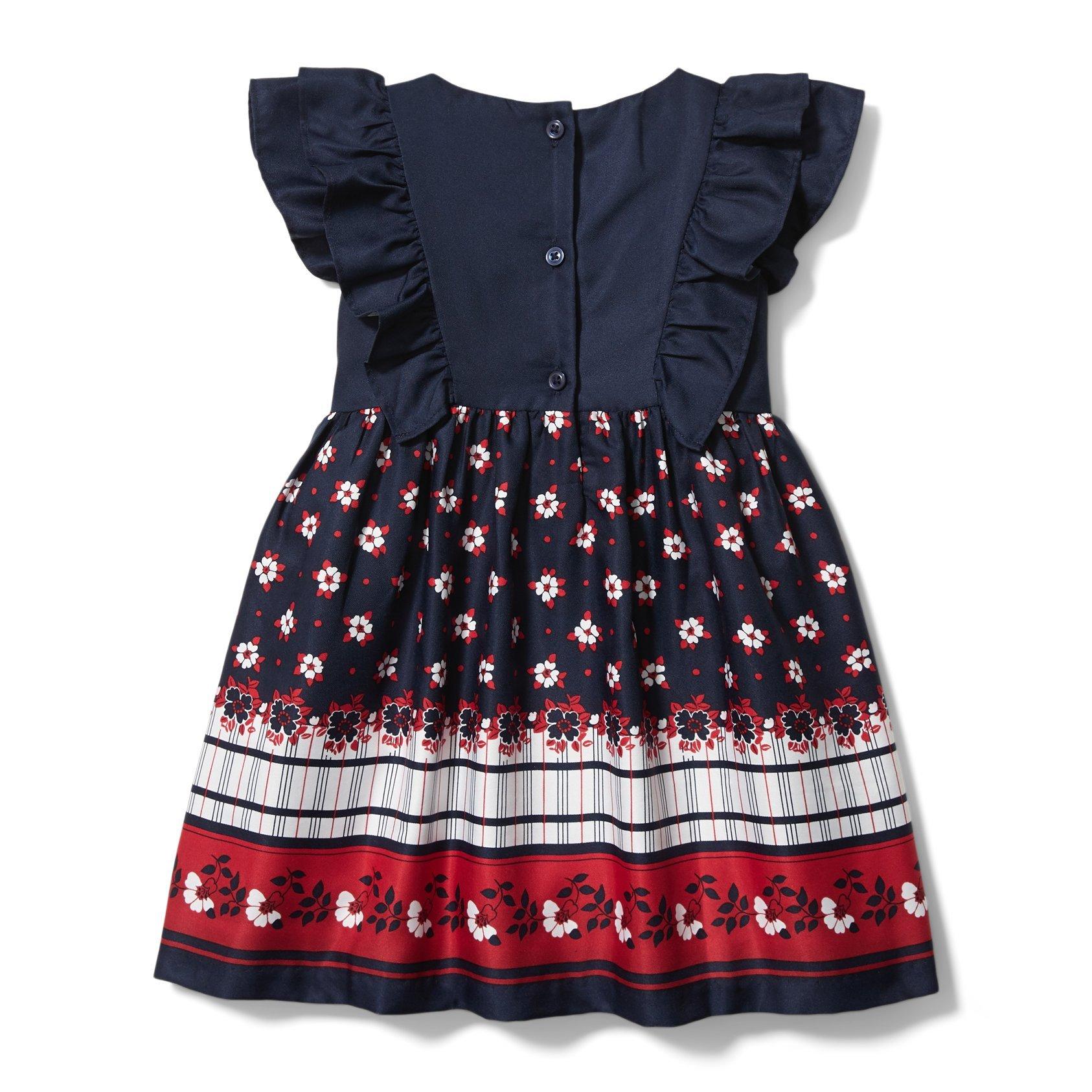 Floral Flutter Sleeve Dress image number 3