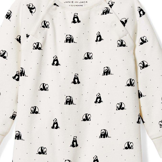 Baby Panda Print 1-Piece image number 1