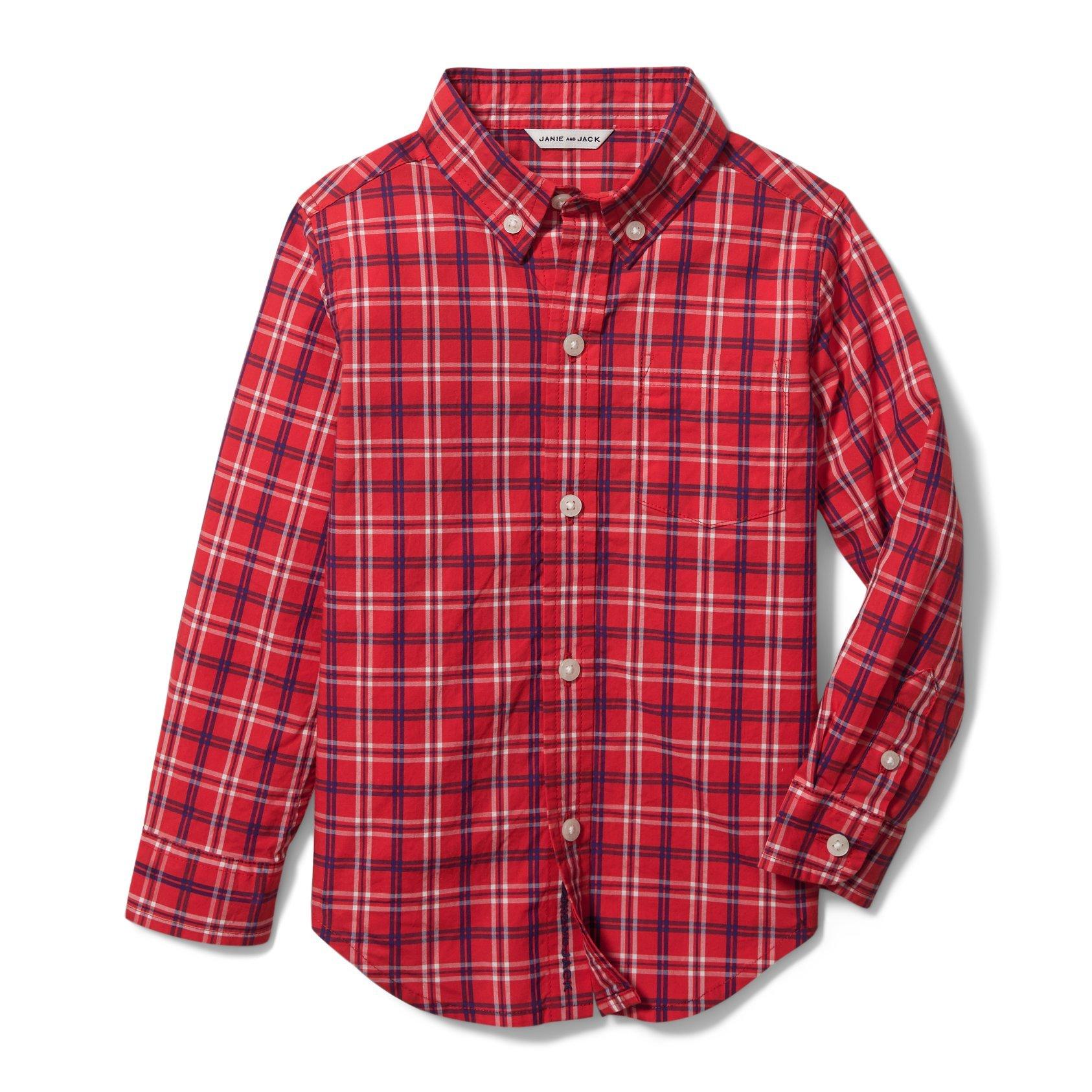 Plaid Poplin Shirt image number 0