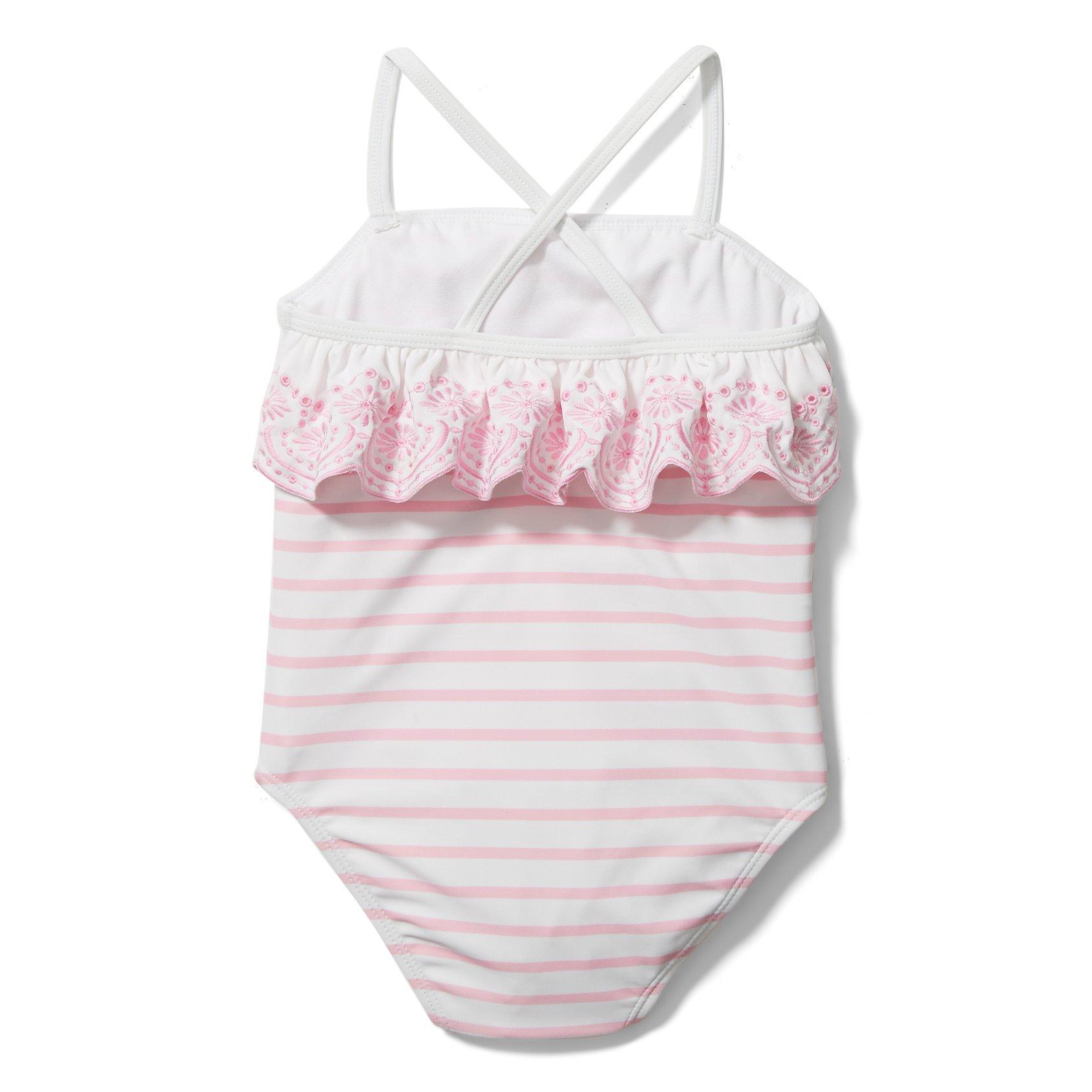 Eyelet Ruffle Swimsuit image number 3