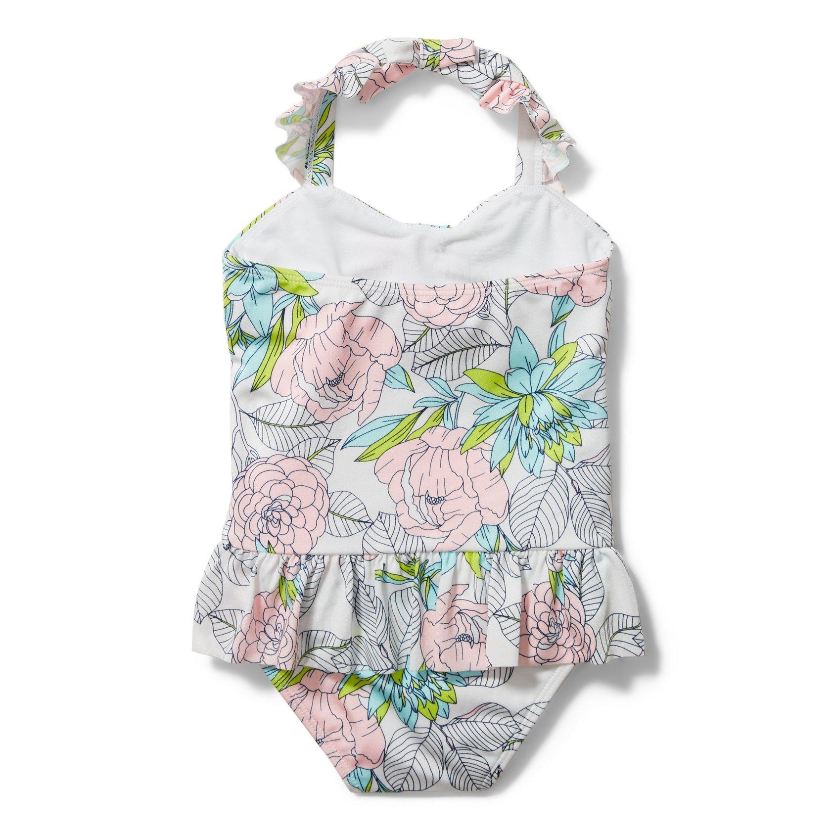 Floral Ruffle Swimsuit image number 2