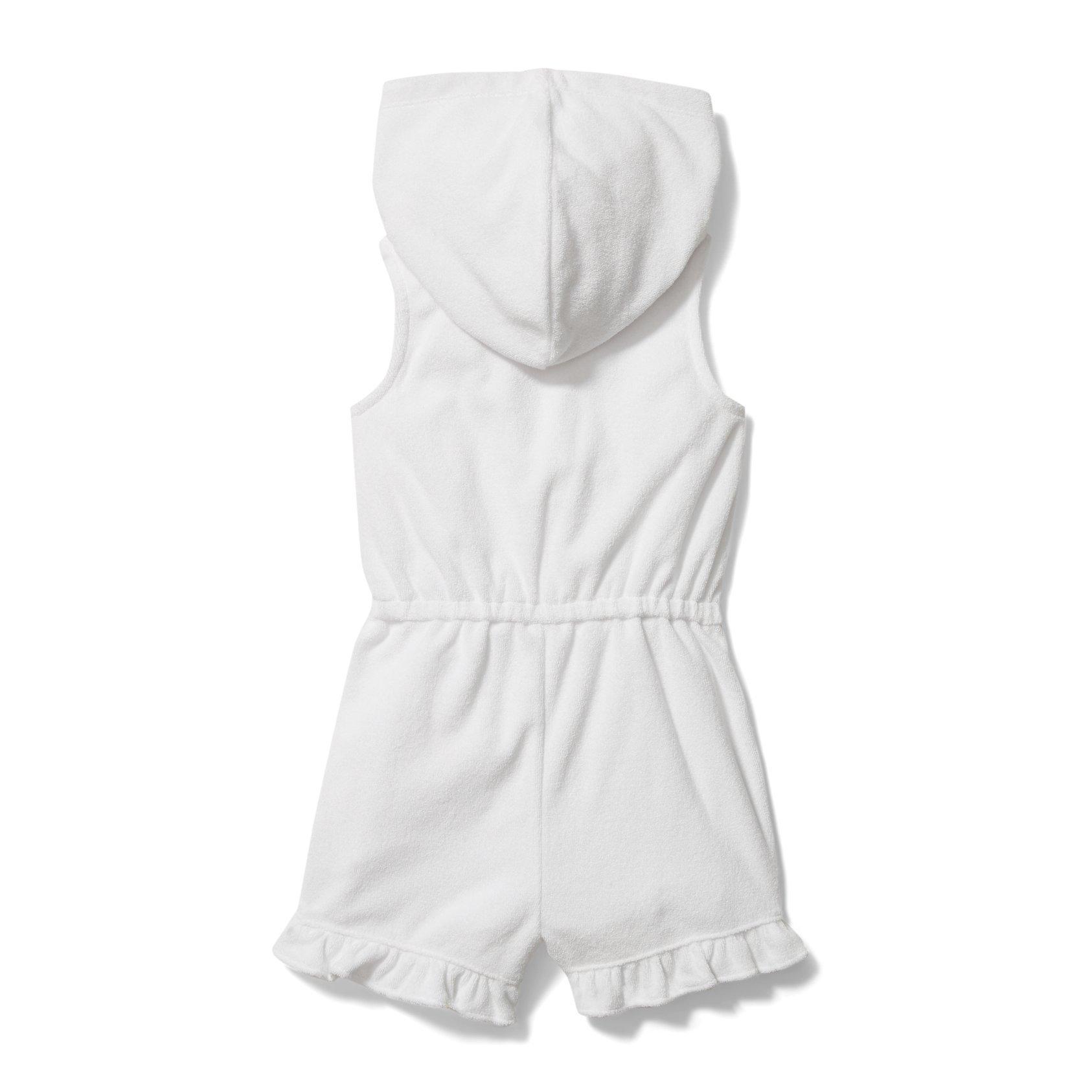 Hooded Terry Swim Cover-Up image number 3