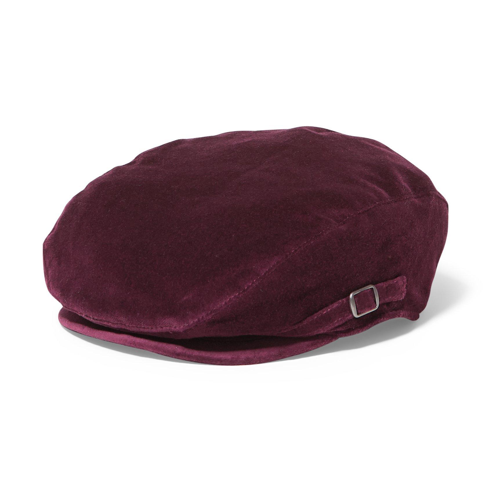 Velvet Newsboy Cap image number 0