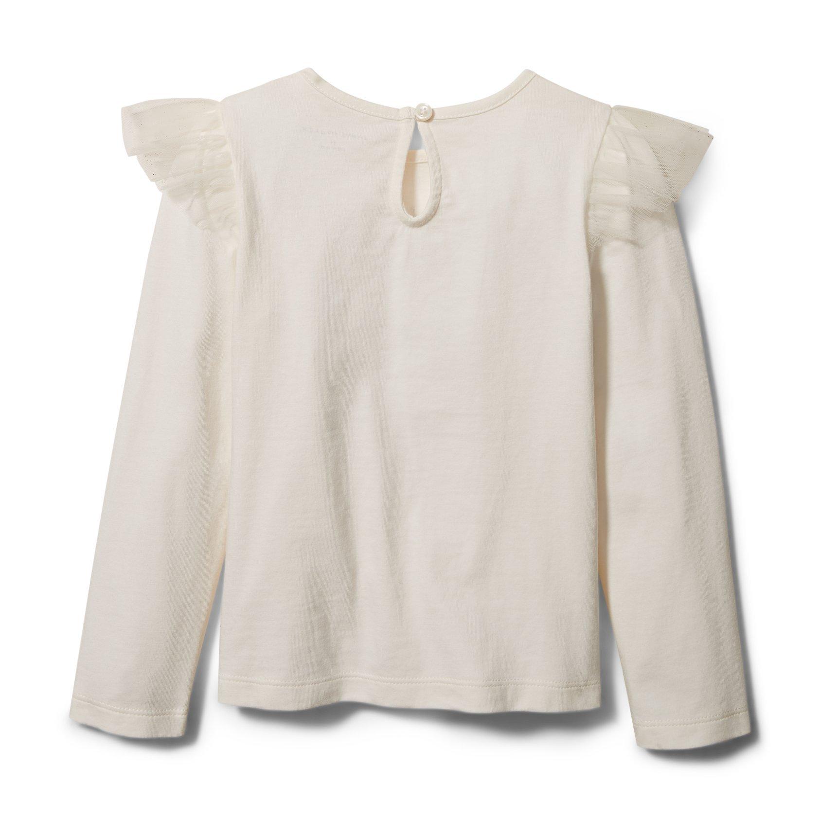 Ballerina Ruffle Shoulder Tee image number 3