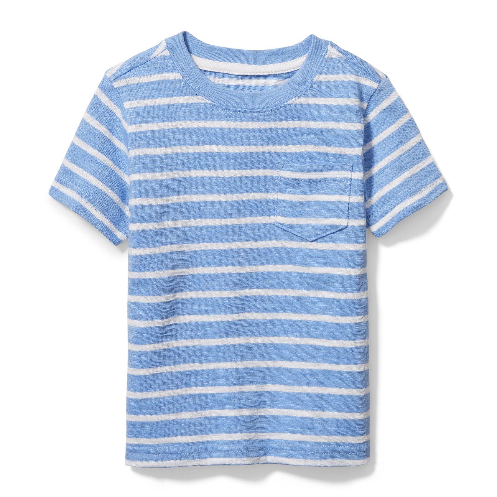 Striped Slub Pocket Tee image number 0