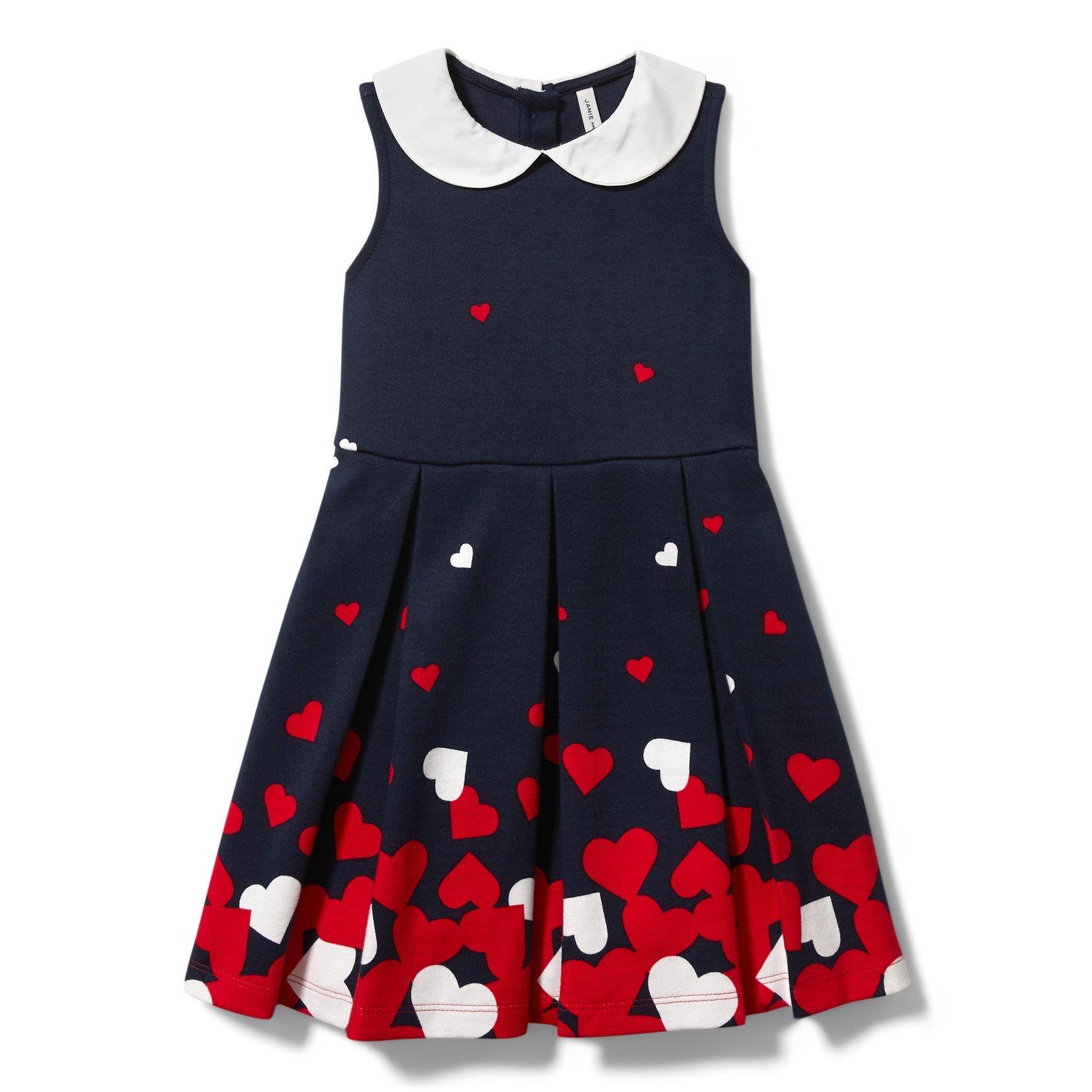 Heart Border Ponte Dress image number 0