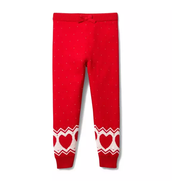 Fair Isle Heart Sweater Pant image number 0