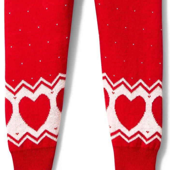 Fair Isle Heart Sweater Pant image number 2