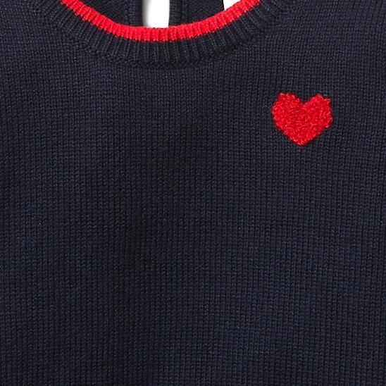 Heart Ruffle Cuff Sweater image number 2