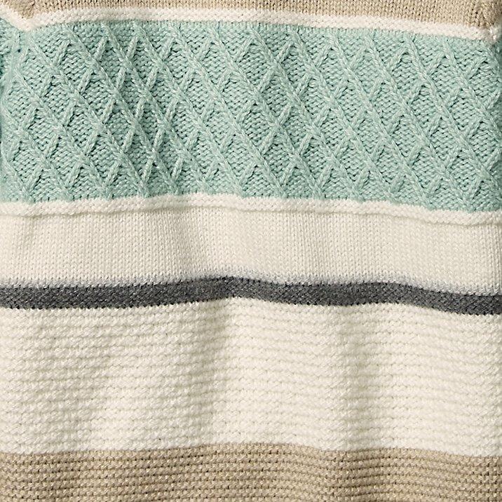 Striped Ruffle Cuff Sweater image number 1