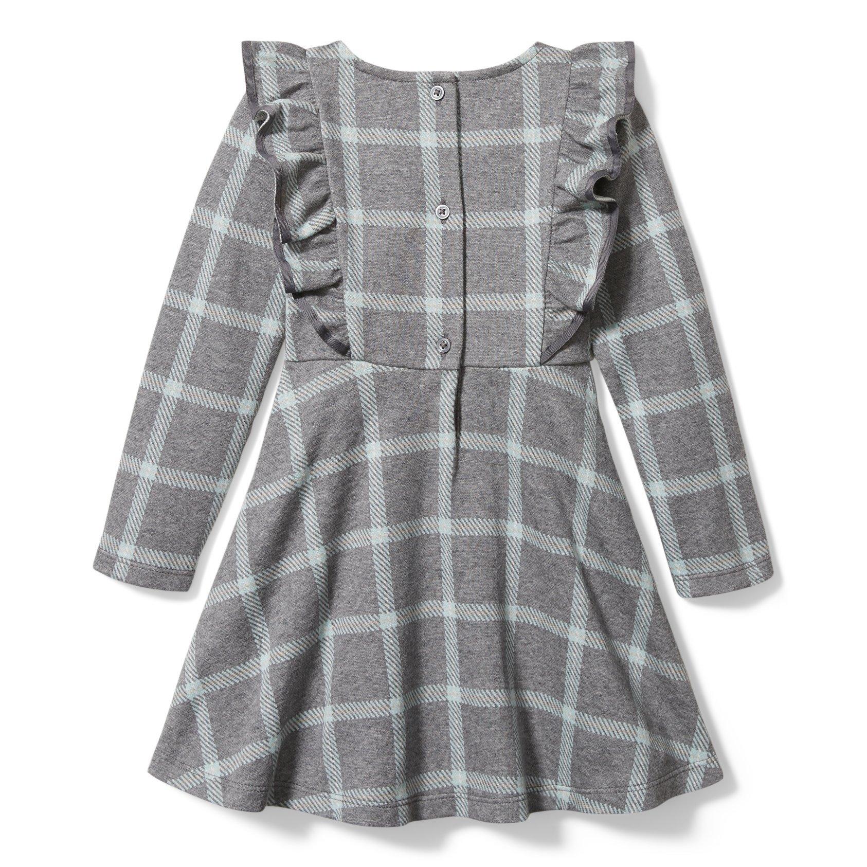 Foggy Heather Plaid Plaid Jacquard Dress by Janie and Jack