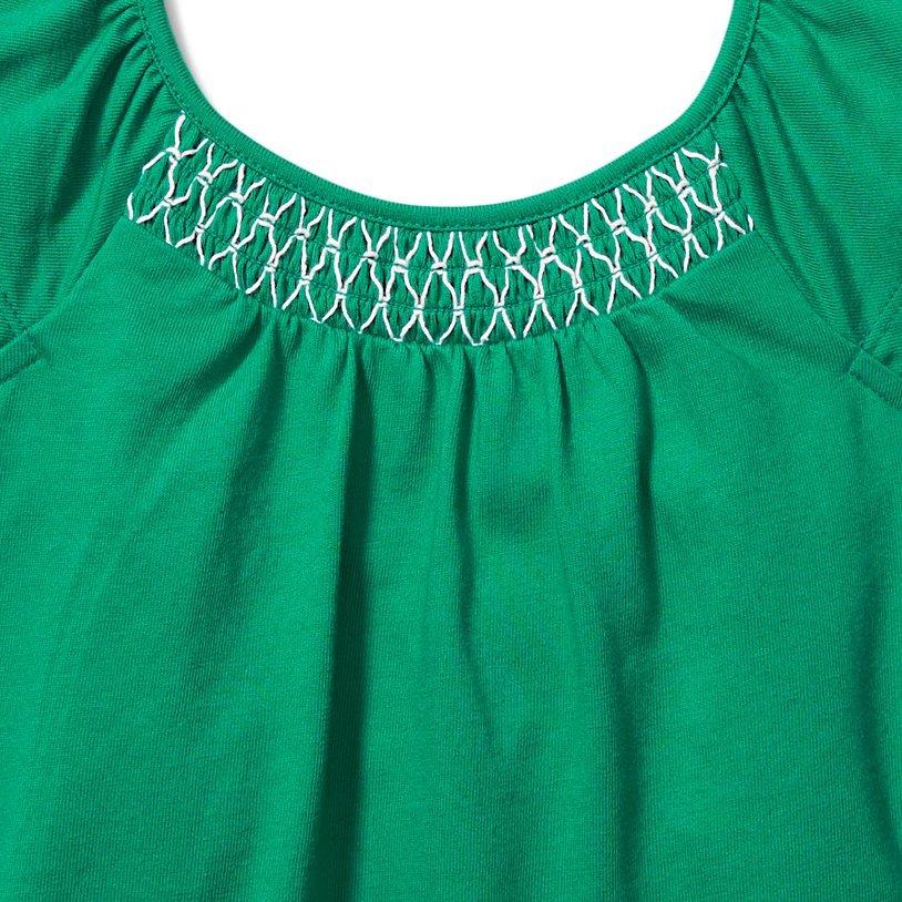 Smocked Flutter Sleeve Top image number 1